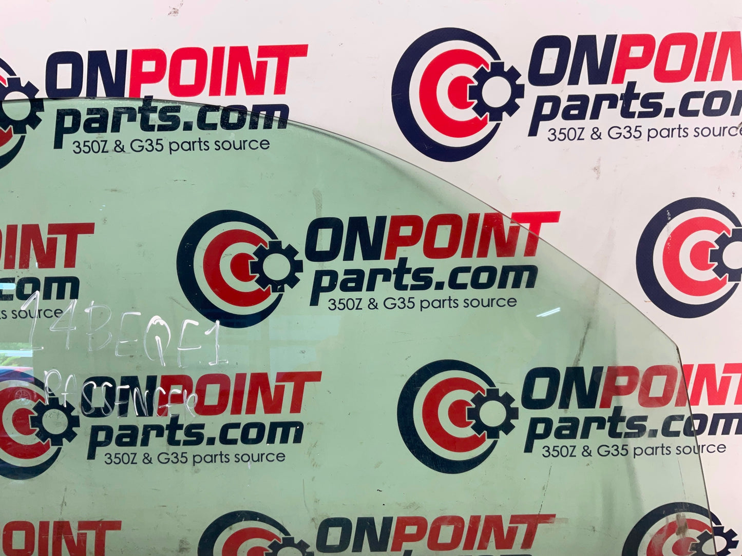 2004 Nissan 350Z Convertible Passenger Right Door Window Glass OEM 14BEQE1 - On Point Parts Inc