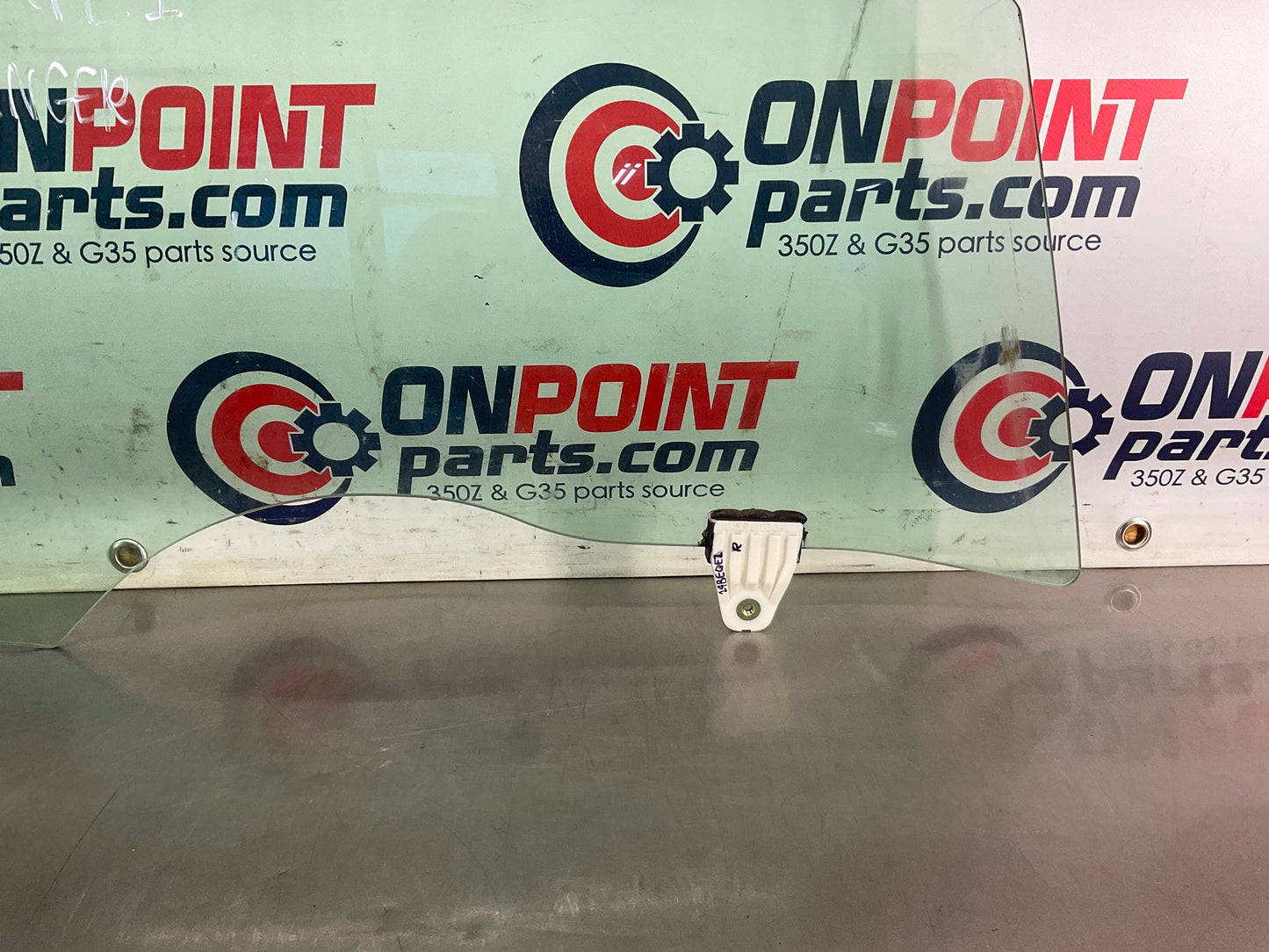 2004 Nissan 350Z Convertible Passenger Right Door Window Glass OEM 14BEQE1 - On Point Parts Inc