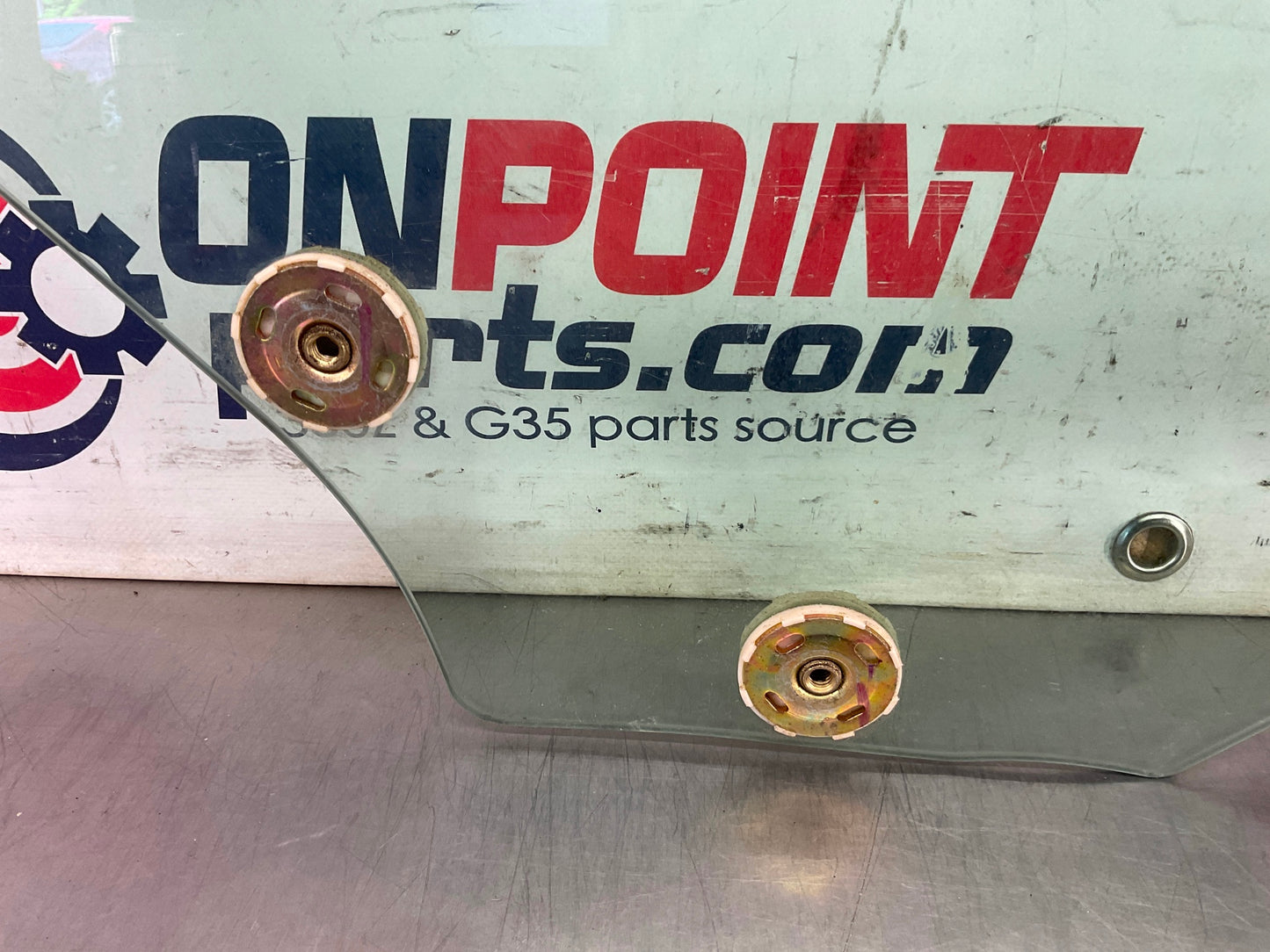 2004 Nissan 350Z Convertible Passenger Right Door Window Glass OEM 14BEQE1 - On Point Parts Inc