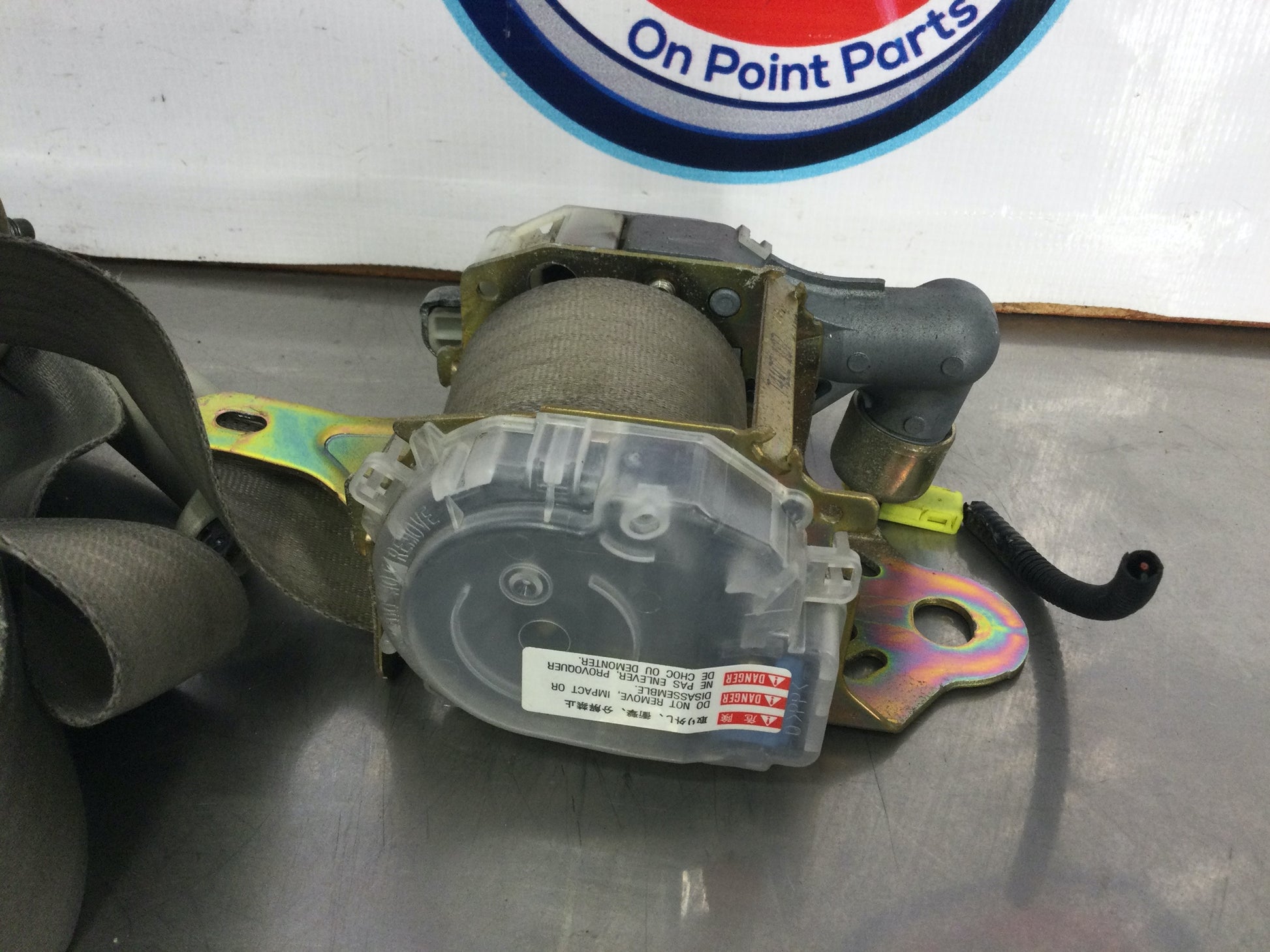 2004 Infiniti G35 Driver Left Front Seat Belt Retractor Tensioner OEM 0BKJBA - On Point Parts Inc