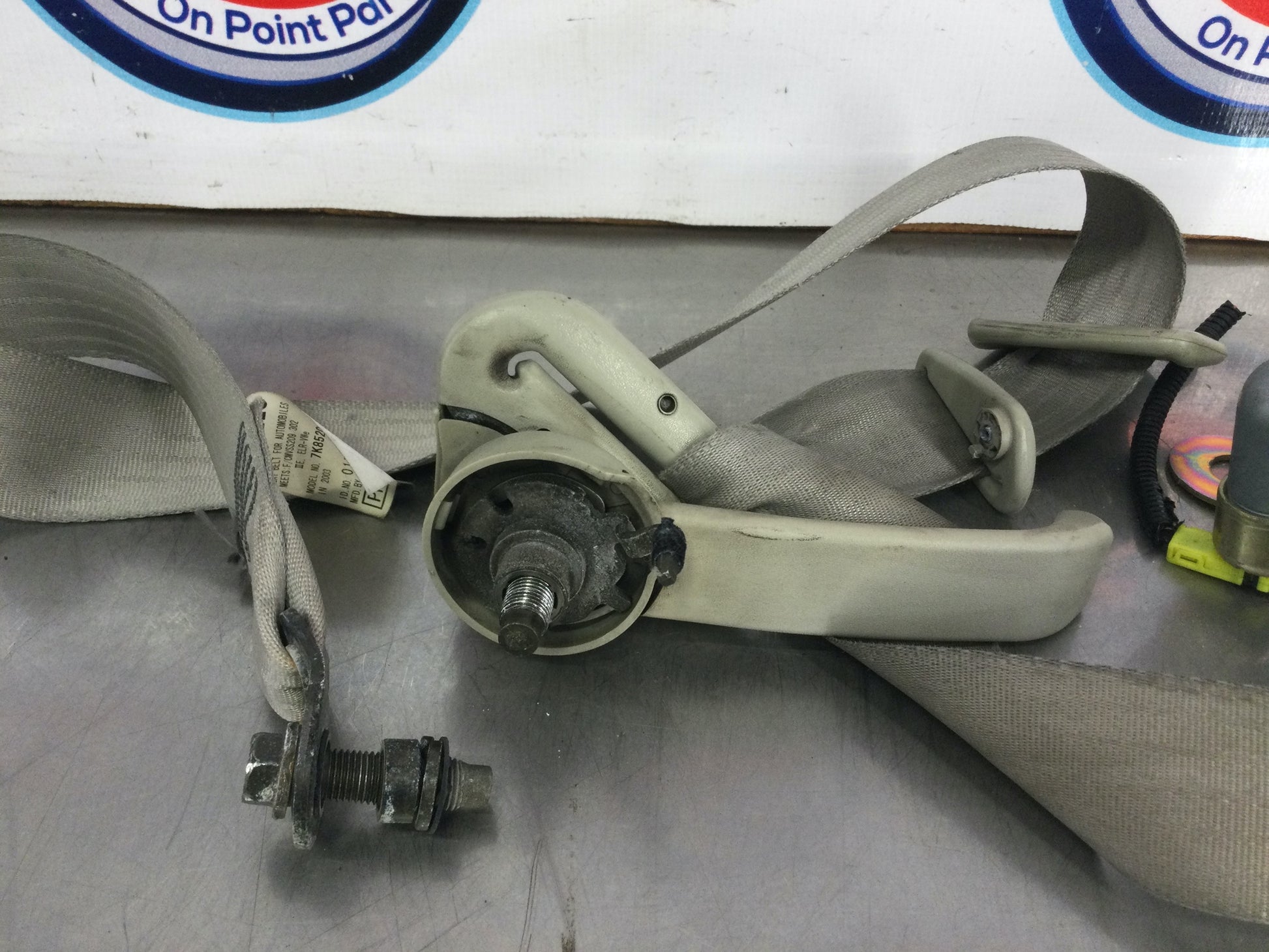 2004 Infiniti G35 Driver Left Front Seat Belt Retractor Tensioner OEM 0BKJBA - On Point Parts Inc