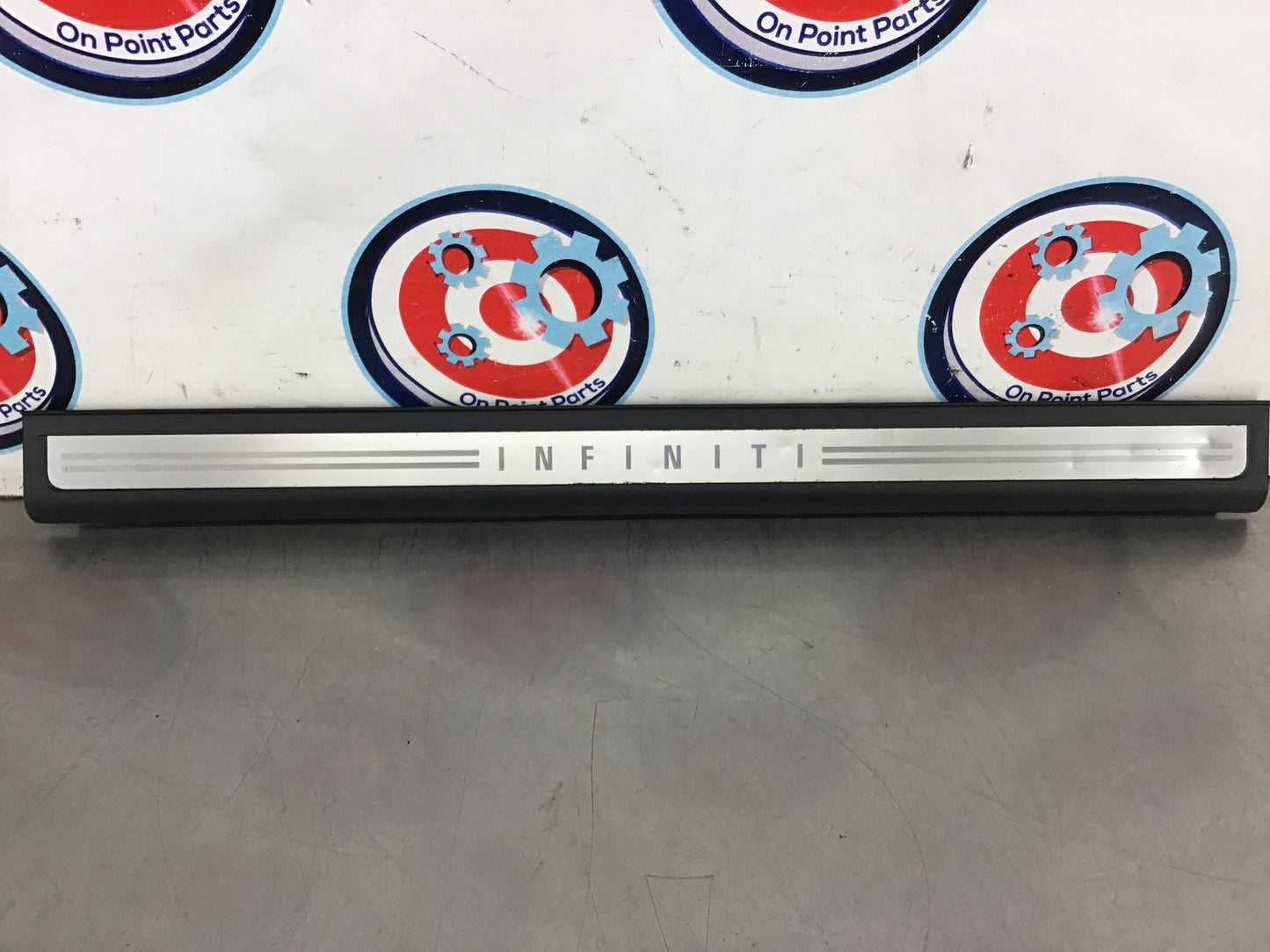 2004 Infiniti G35 Driver Left Door Threshold Kick Plate Trim OEM 13BG1C7 - On Point Parts Inc