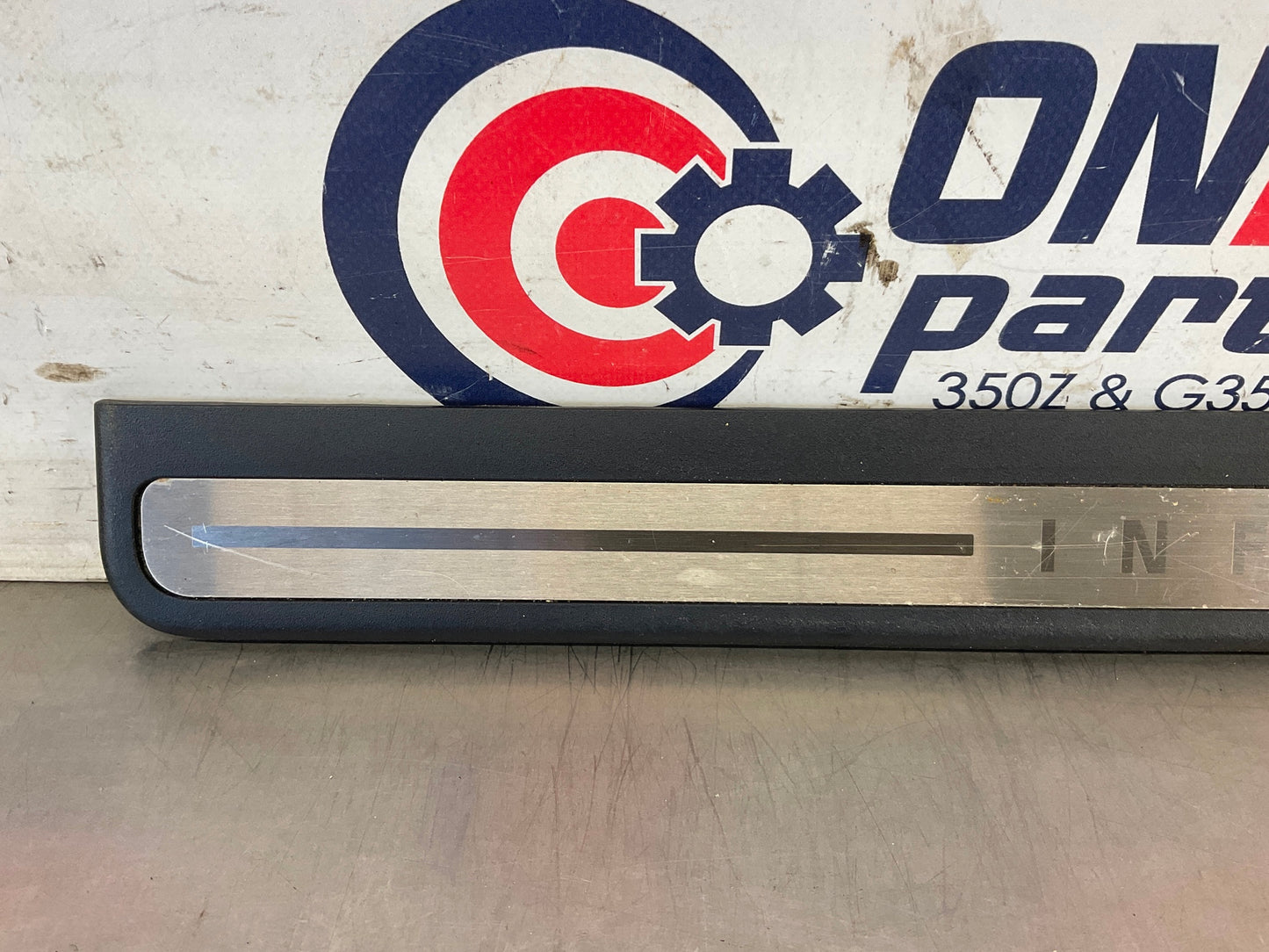 2008 Infiniti G35 Driver Left Front Door Threshold Kick Plate 769B0 OEM 13BC4E7 - On Point Parts Inc
