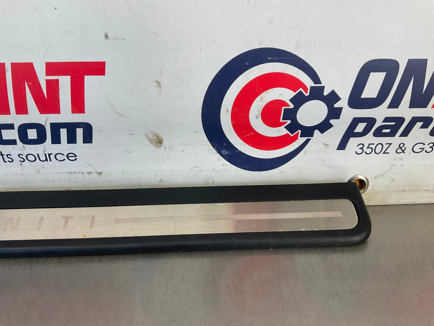 2008 Infiniti G35 Driver Left Front Door Threshold Kick Plate 769B0 OEM 13BC4E7 - On Point Parts Inc