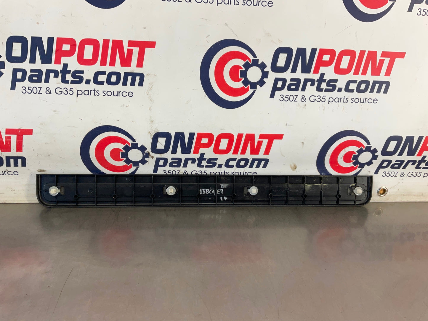 2008 Infiniti G35 Driver Left Front Door Threshold Kick Plate 769B0 OEM 13BC4E7 - On Point Parts Inc