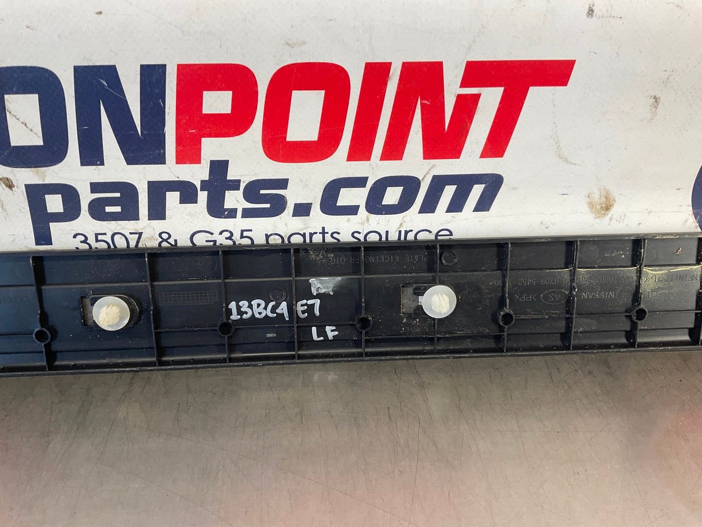 2008 Infiniti G35 Driver Left Front Door Threshold Kick Plate 769B0 OEM 13BC4E7 - On Point Parts Inc