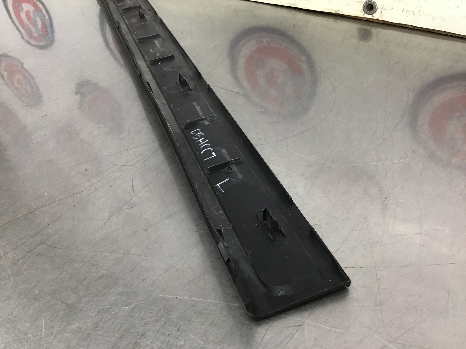 2003 Infiniti G35 Driver Left Exterior Door Threshold Kick Plate Trim OEM 0BHCC7 - On Point Parts Inc