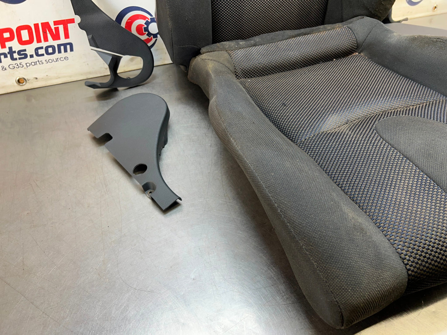 2003 Nissan 350Z Driver Left Cloth Seat Cushions Headrest and Trim OEM 24BL7D9 - On Point Parts Inc