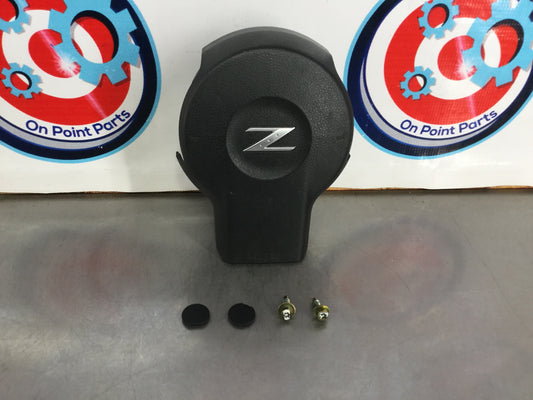 52BA 2004 Nissan 350Z OEM Driver Left Steering Wheel Air SRS Bag Horn Hardware - On Point Parts Inc