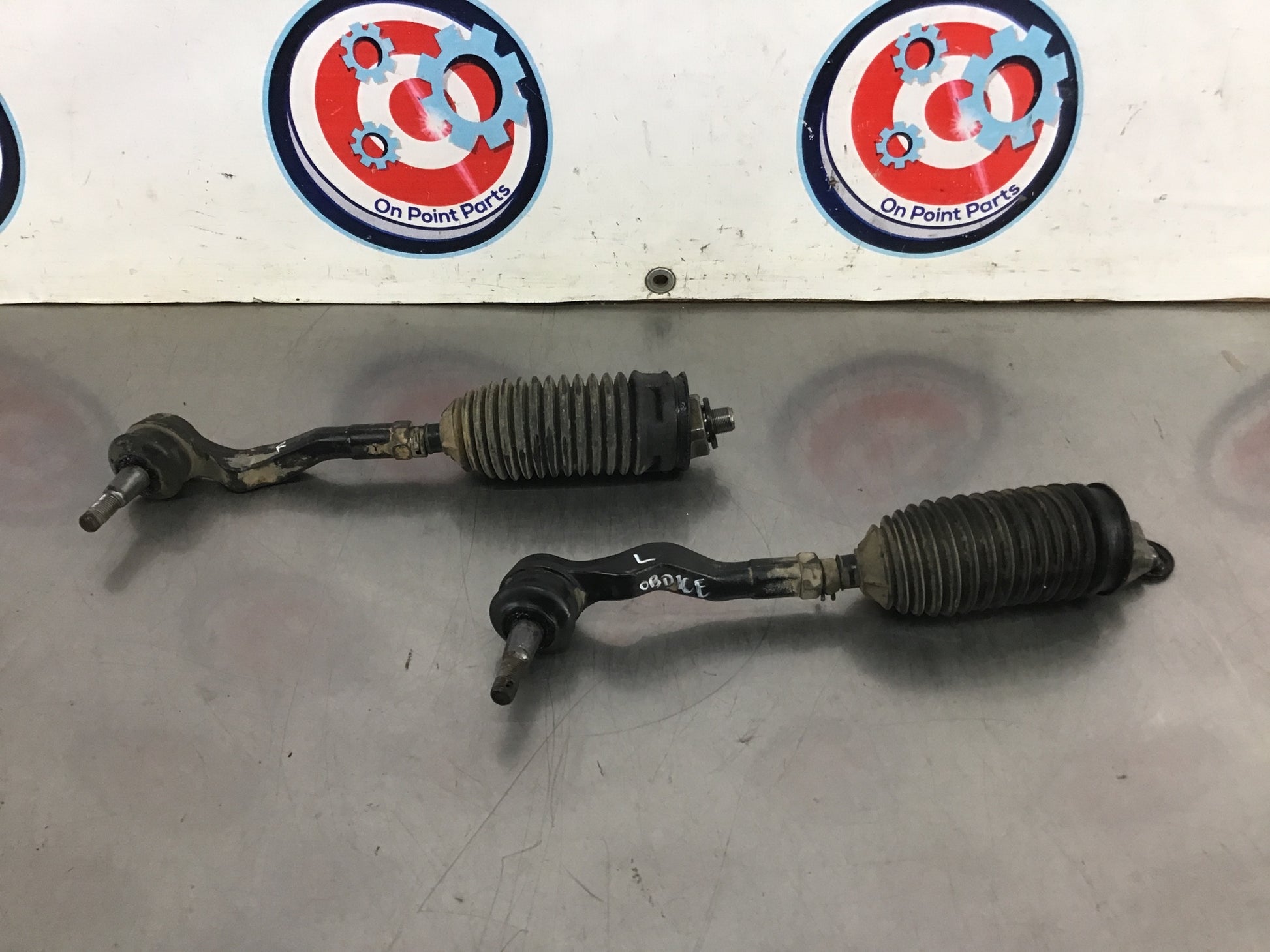 2007 Nissan 350Z Inner Outer Tie Rods with Boots OEM 14BD1CE - On Point Parts Inc