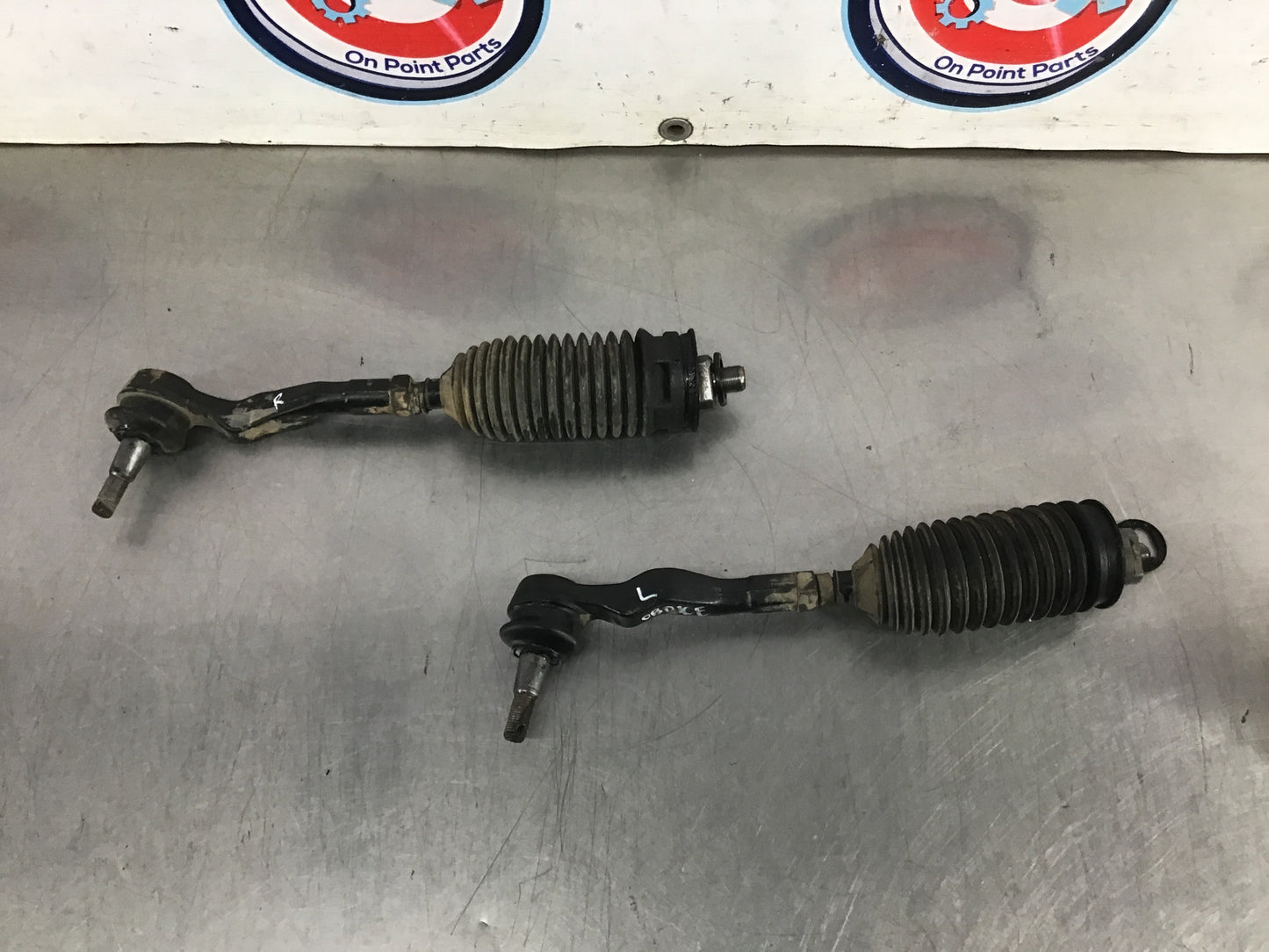 2007 Nissan 350Z Inner Outer Tie Rods with Boots OEM 14BD1CE - On Point Parts Inc