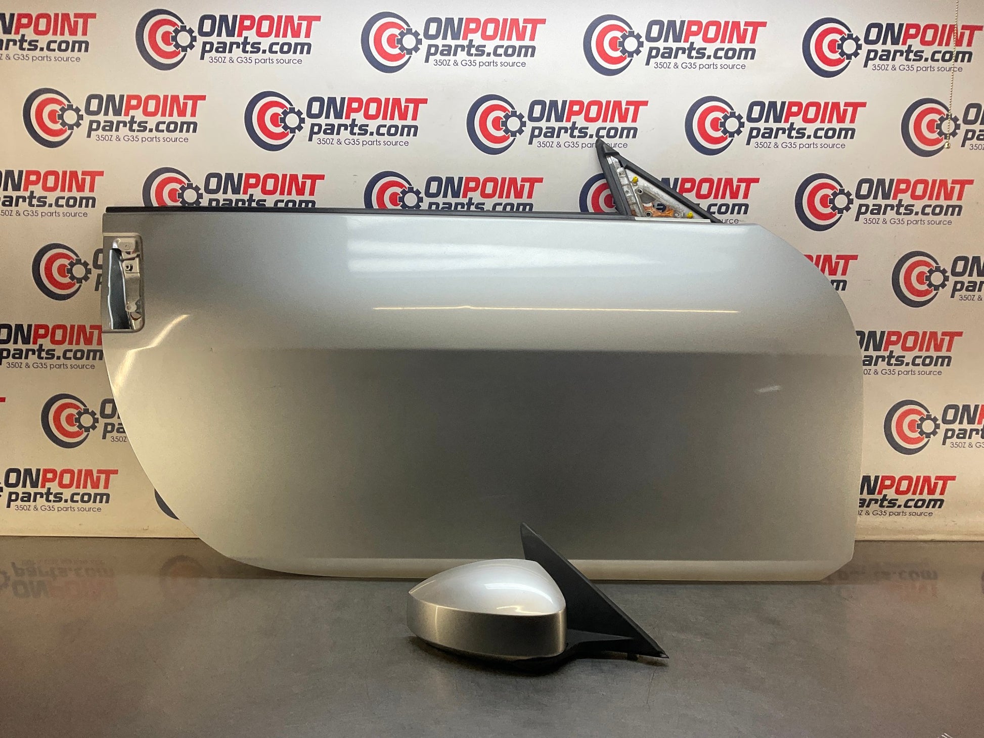 2004 Nissan Z33 350Z Vert Passenger Right Door Shell with Mirror OEM 14BALF1 - On Point Parts Inc