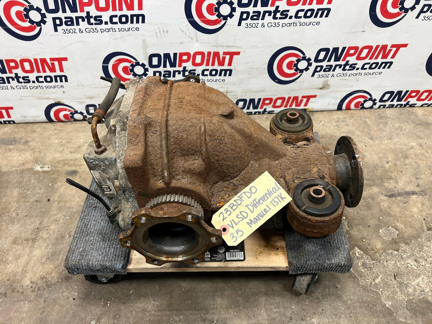 2007 Infiniti G35 VLSD Differential 3.5 Manual 137k OEM 23BDFD0 - On Point Parts Inc