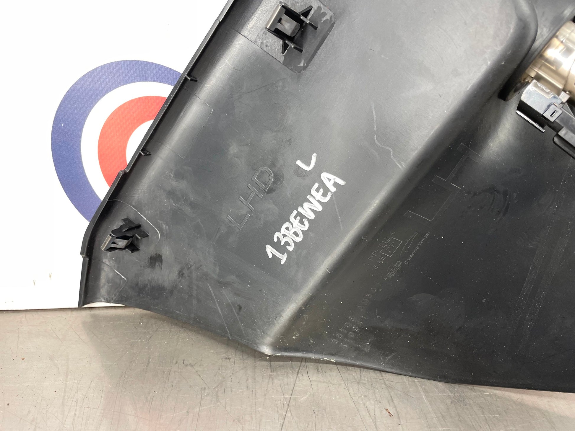 2003 Infiniti G35 Driver Left Center Console Knee Kick Panel OEM 13BEWEA - On Point Parts Inc