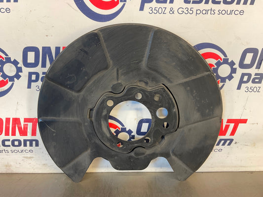 2012 Nissan 370Z Passenger Right Rear Brake Dust Cover Baffle Plate OEM 24BDMEK - On Point Parts Inc