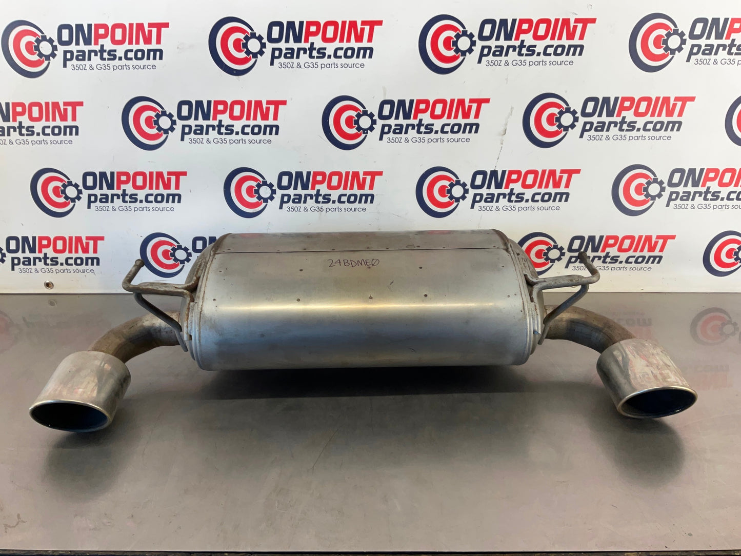 2012 Nissan 370Z Dual Tip Exhaust Muffler OEM 24BDME0 - On Point Parts Inc