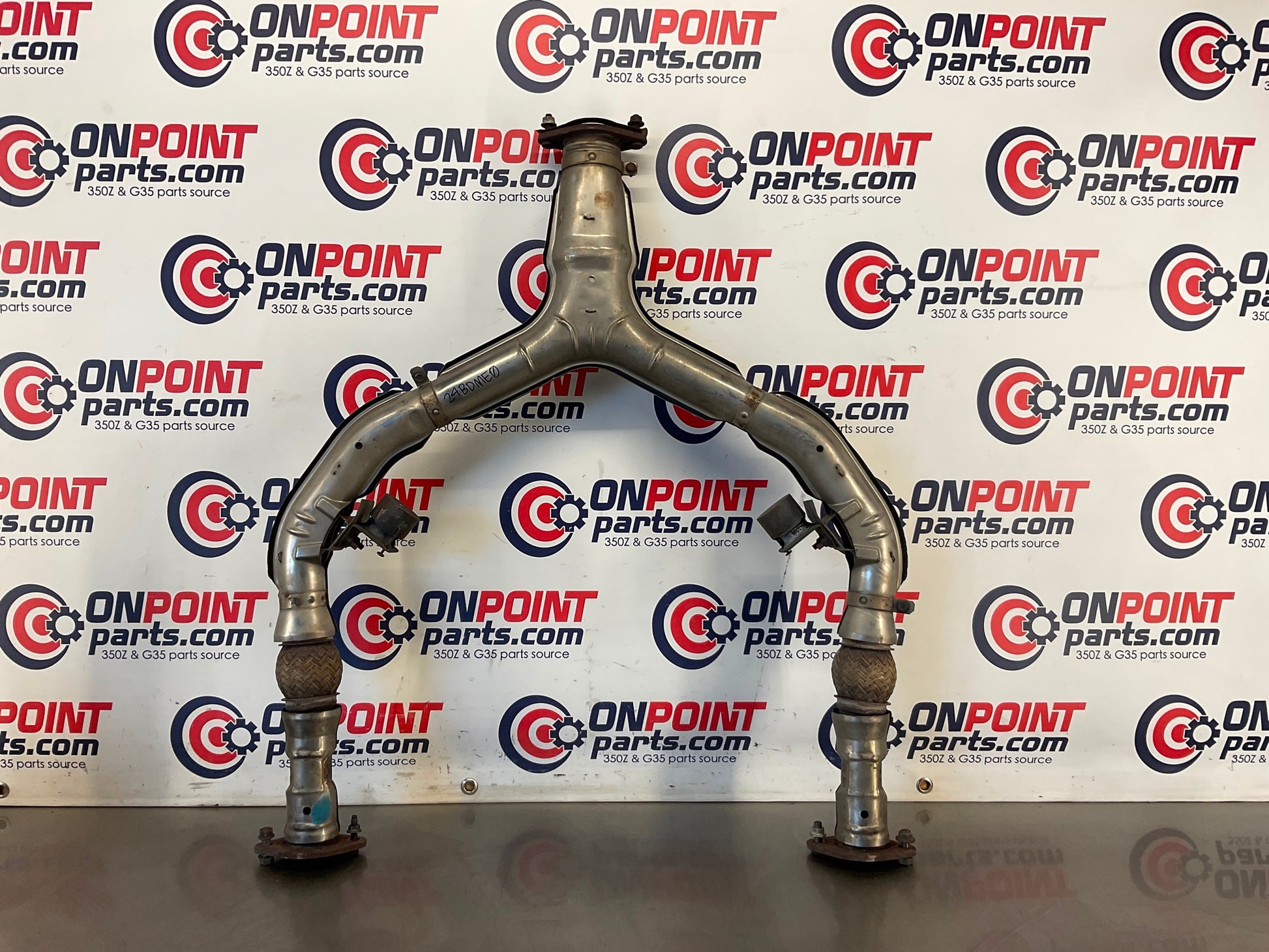 2012 Nissan 370Z Exhaust Y Flex Pipe OEM 24BDME0 - On Point Parts Inc