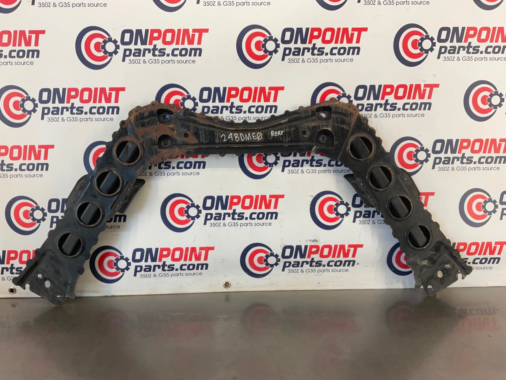2012 Nissan 370Z Rear Suspension Stay Brace Tunnel Crossmember OEM 24BDME0 - On Point Parts Inc