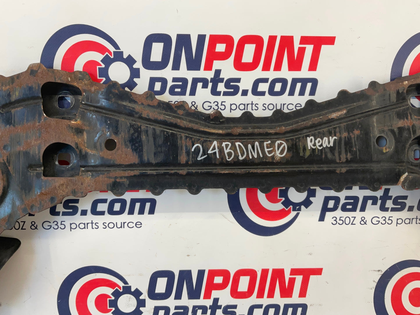2012 Nissan 370Z Rear Suspension Stay Brace Tunnel Crossmember OEM 24BDME0 - On Point Parts Inc