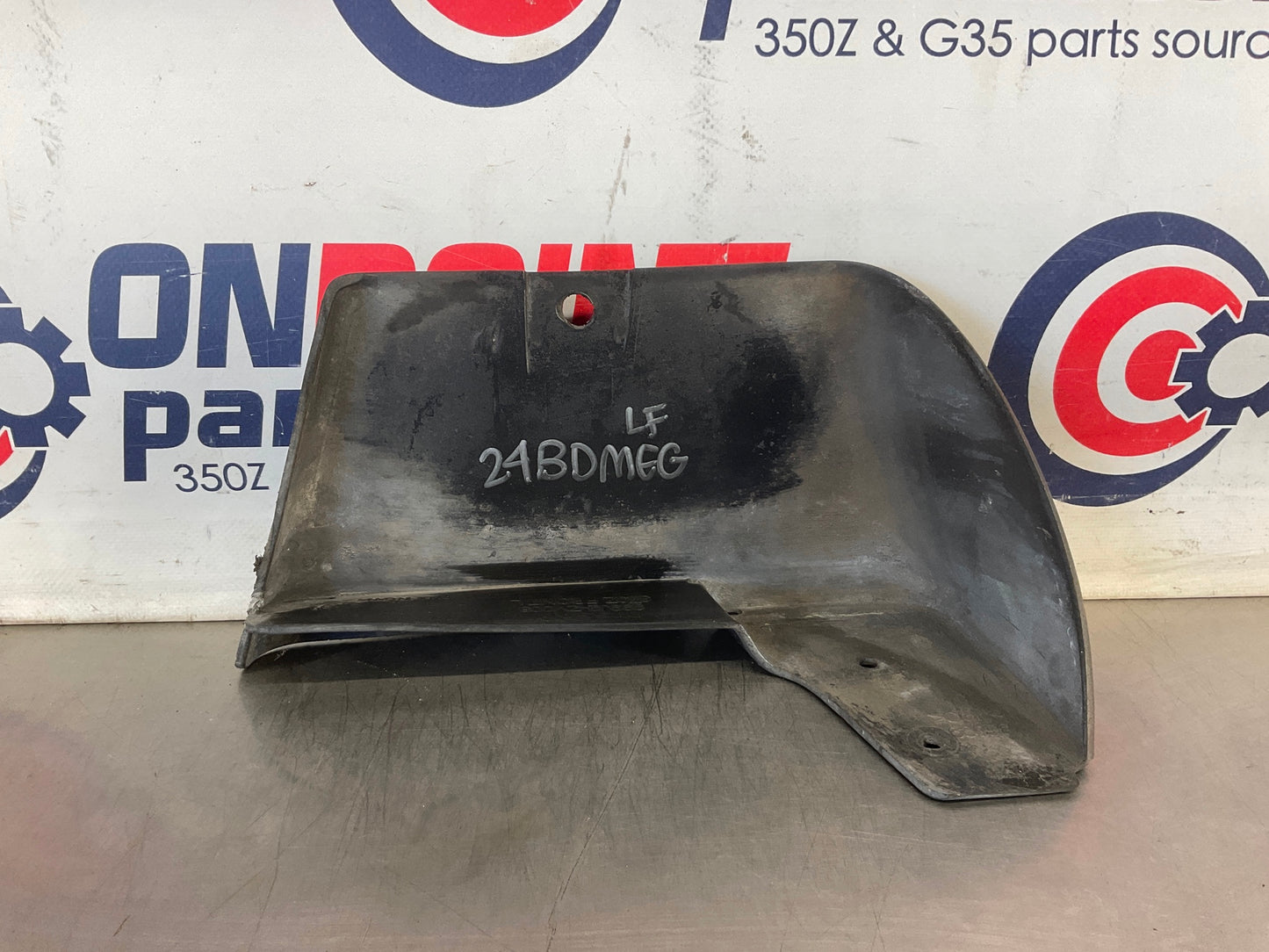 2012 Nissan 370Z Driver Left Front Mud Flap Splash Guard 999J2 OEM 24BDMEG - On Point Parts Inc