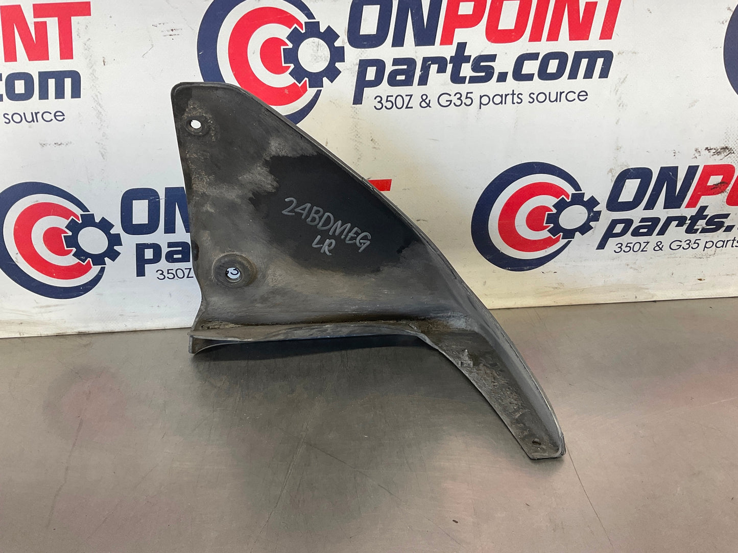 2012 Nissan 370Z Driver Left Rear Mud Flap Splash Guard OEM 24BDMEG - On Point Parts Inc