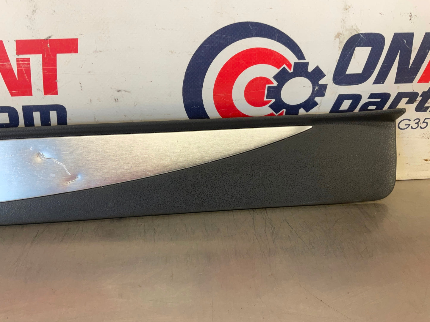 2012 Nissan 370Z Passenger Illuminated Door Threshold Kick Plate OEM 24BDME7 - On Point Parts Inc