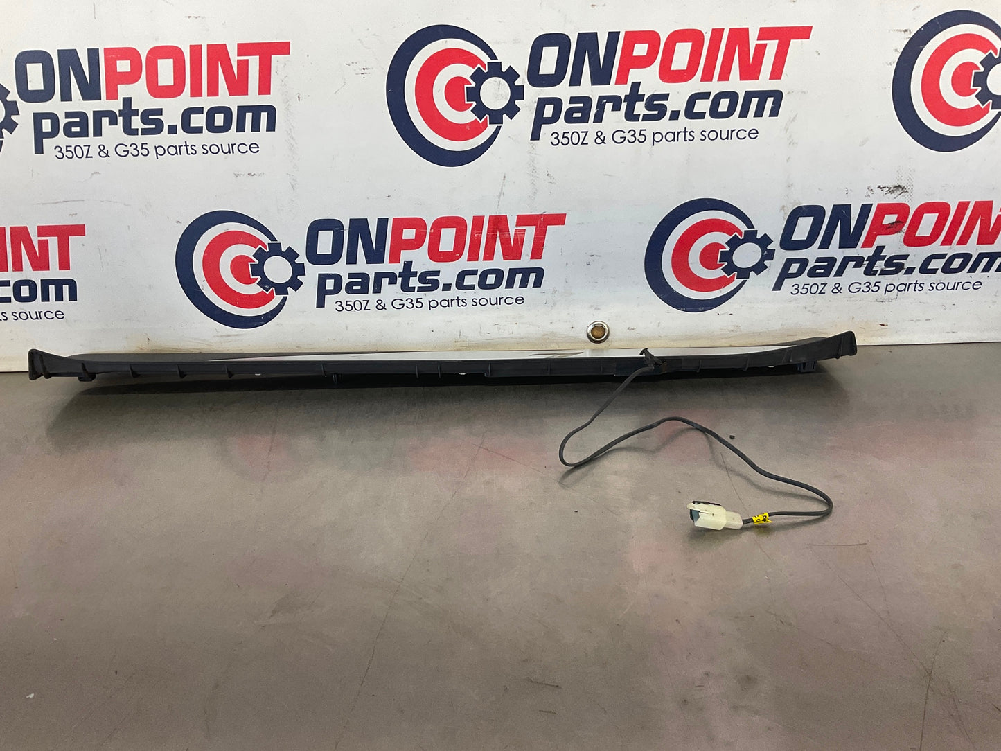 2012 Nissan 370Z Passenger Illuminated Door Threshold Kick Plate OEM 24BDME7 - On Point Parts Inc