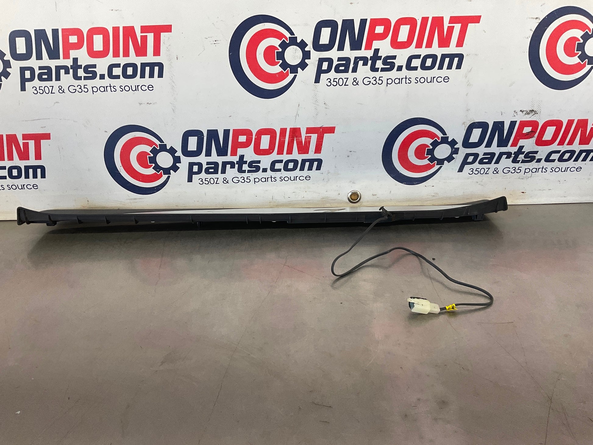 2012 Nissan 370Z Passenger Illuminated Door Threshold Kick Plate OEM 24BDME7 - On Point Parts Inc