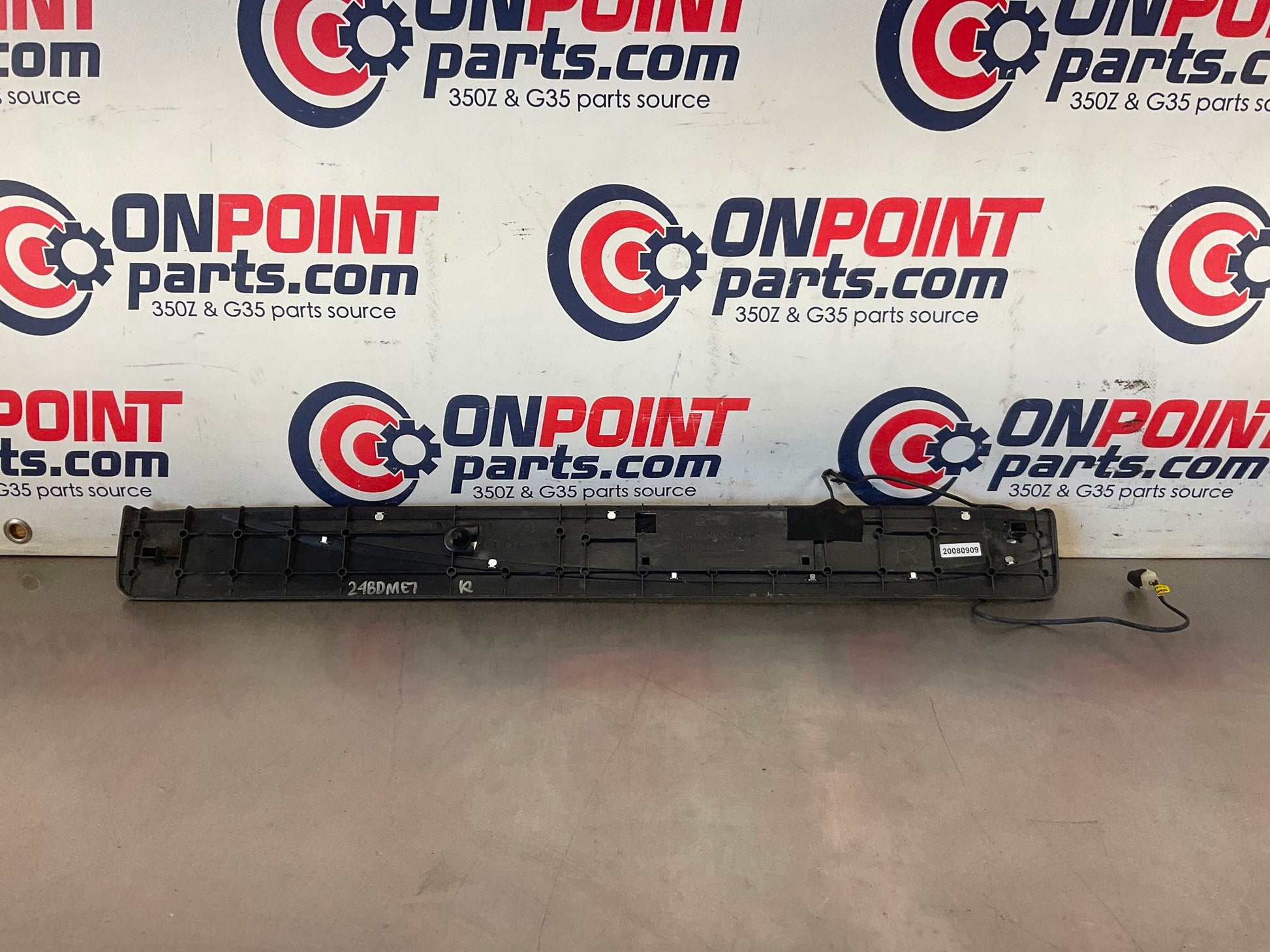 2012 Nissan 370Z Passenger Illuminated Door Threshold Kick Plate OEM 24BDME7 - On Point Parts Inc