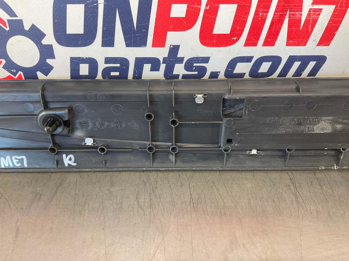 2012 Nissan 370Z Passenger Illuminated Door Threshold Kick Plate OEM 24BDME7 - On Point Parts Inc