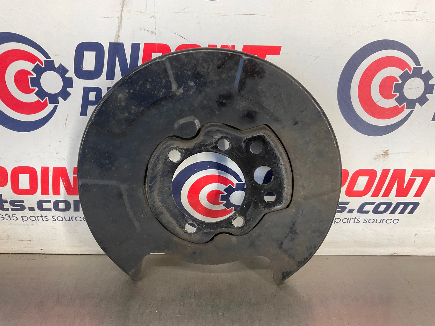 2004 Infiniti G35 Passenger Right Rear Brake Dust Cover Baffle Plate OEM 15BE4EK - On Point Parts Inc