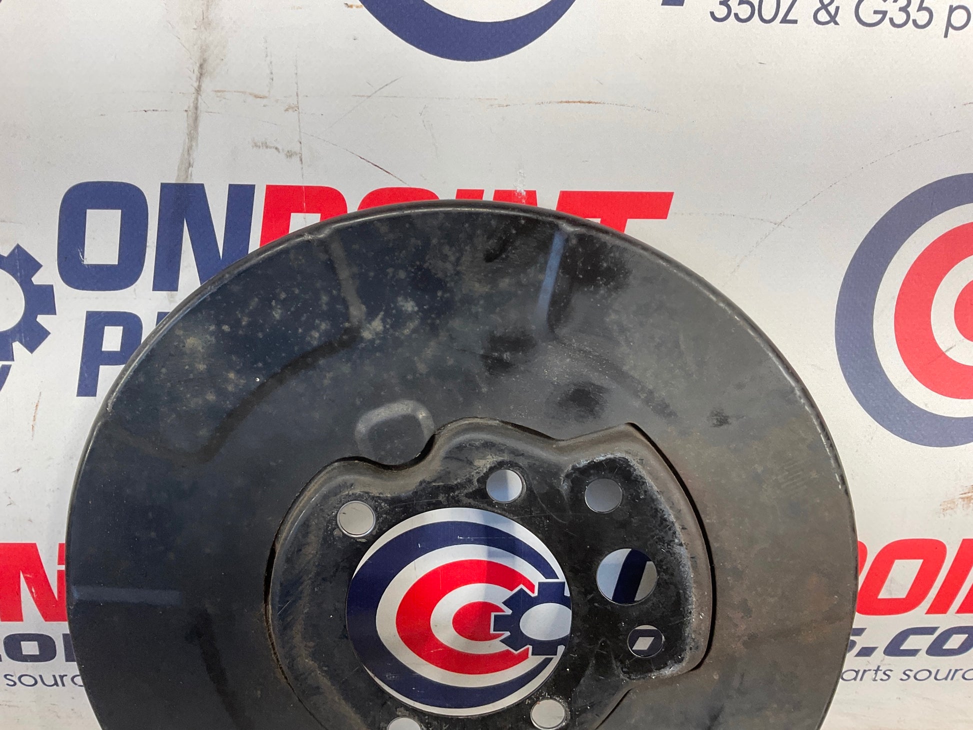 2004 Infiniti G35 Passenger Right Rear Brake Dust Cover Baffle Plate OEM 15BE4EK - On Point Parts Inc