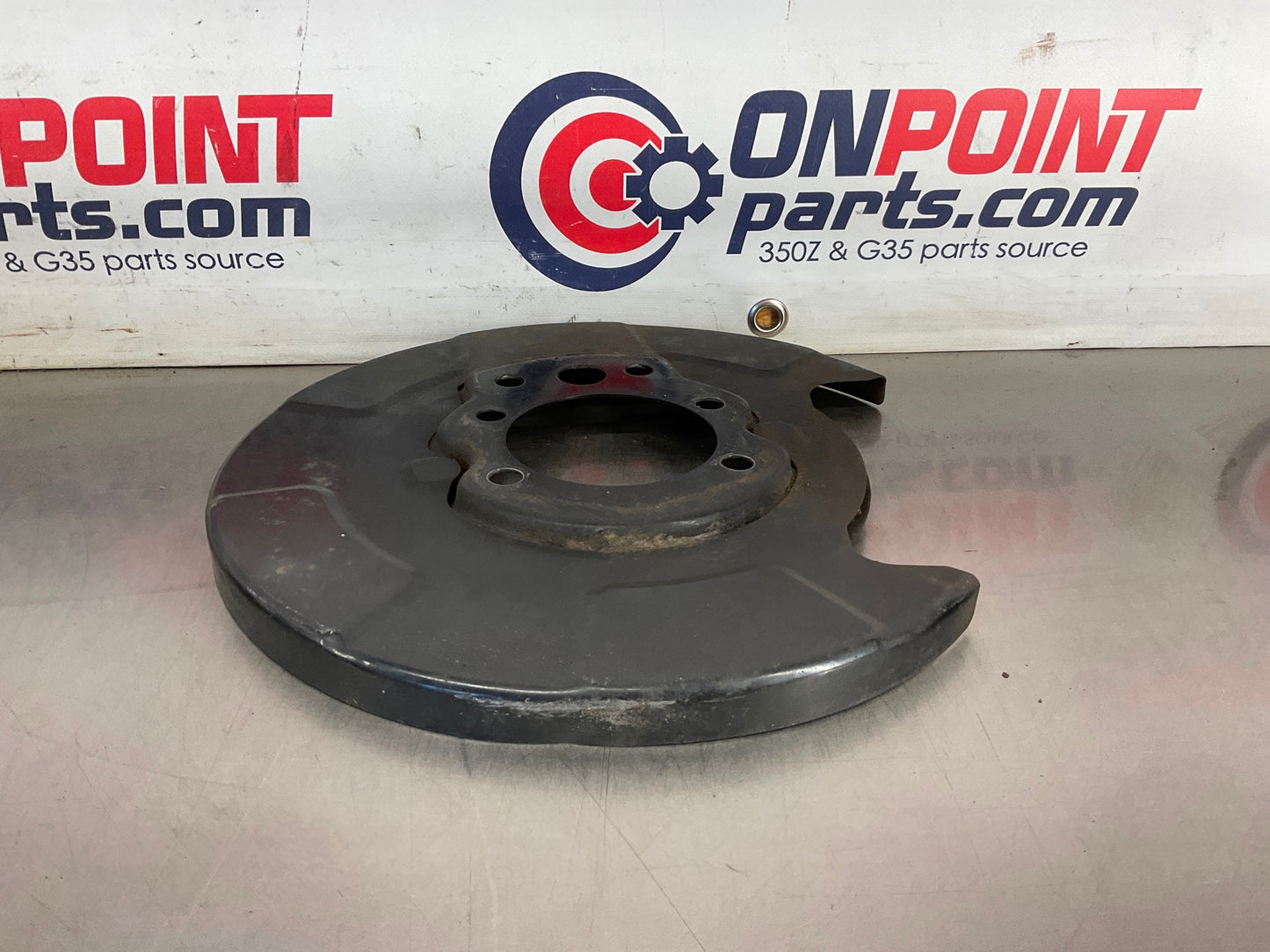 2004 Infiniti G35 Passenger Right Rear Brake Dust Cover Baffle Plate OEM 15BE4EK - On Point Parts Inc