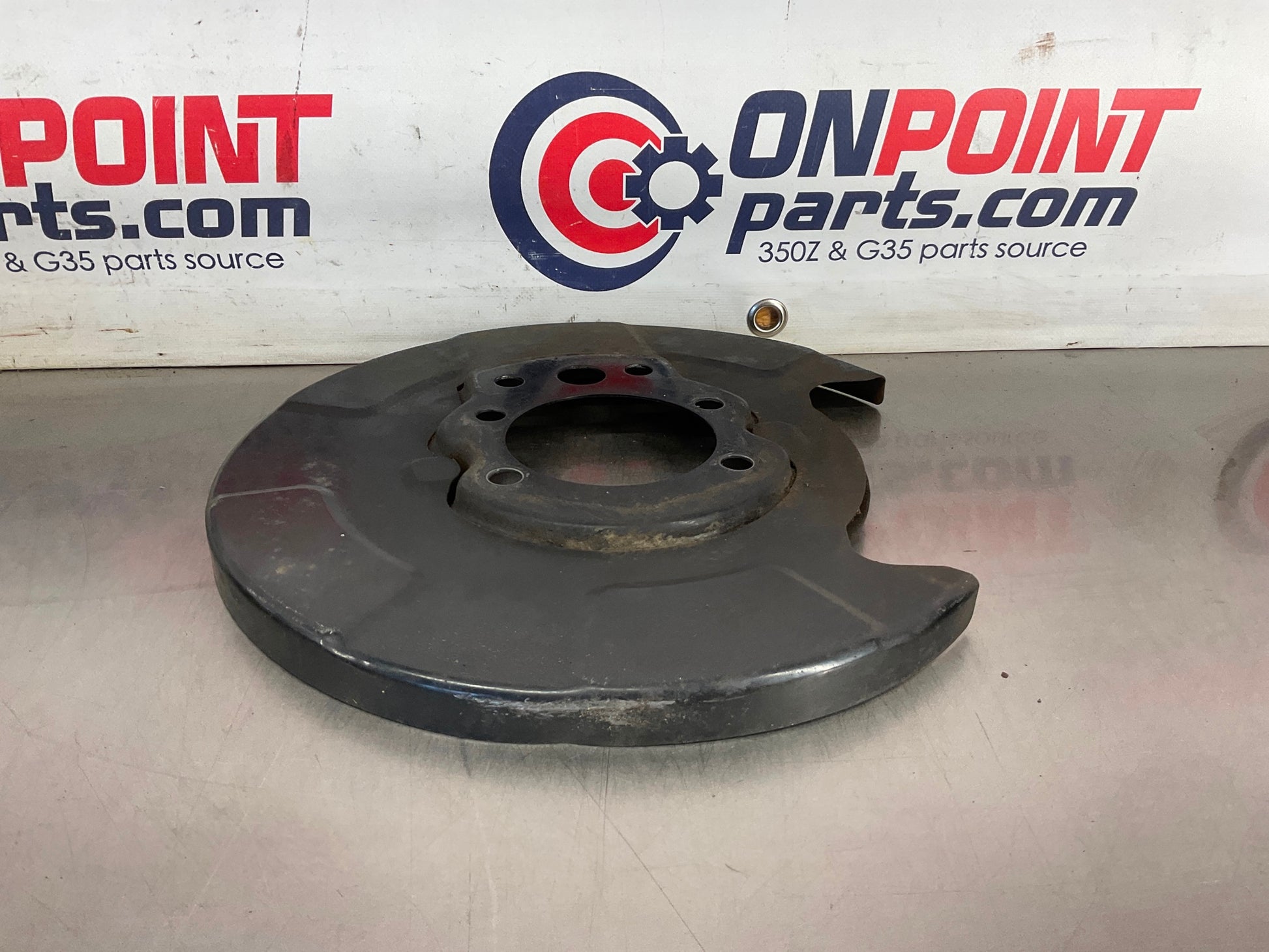 2004 Infiniti G35 Passenger Right Rear Brake Dust Cover Baffle Plate OEM 15BE4EK - On Point Parts Inc