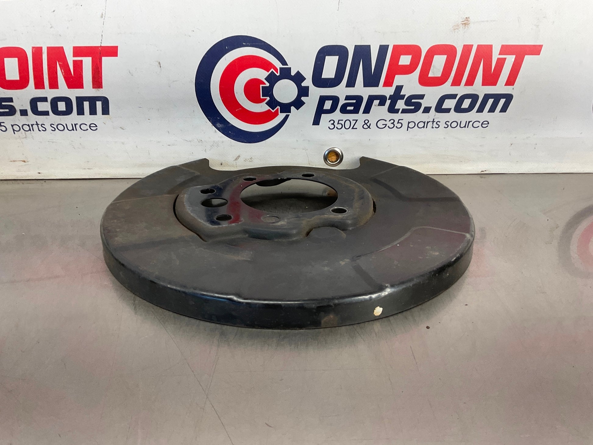 2004 Infiniti G35 Passenger Right Rear Brake Dust Cover Baffle Plate OEM 15BE4EK - On Point Parts Inc