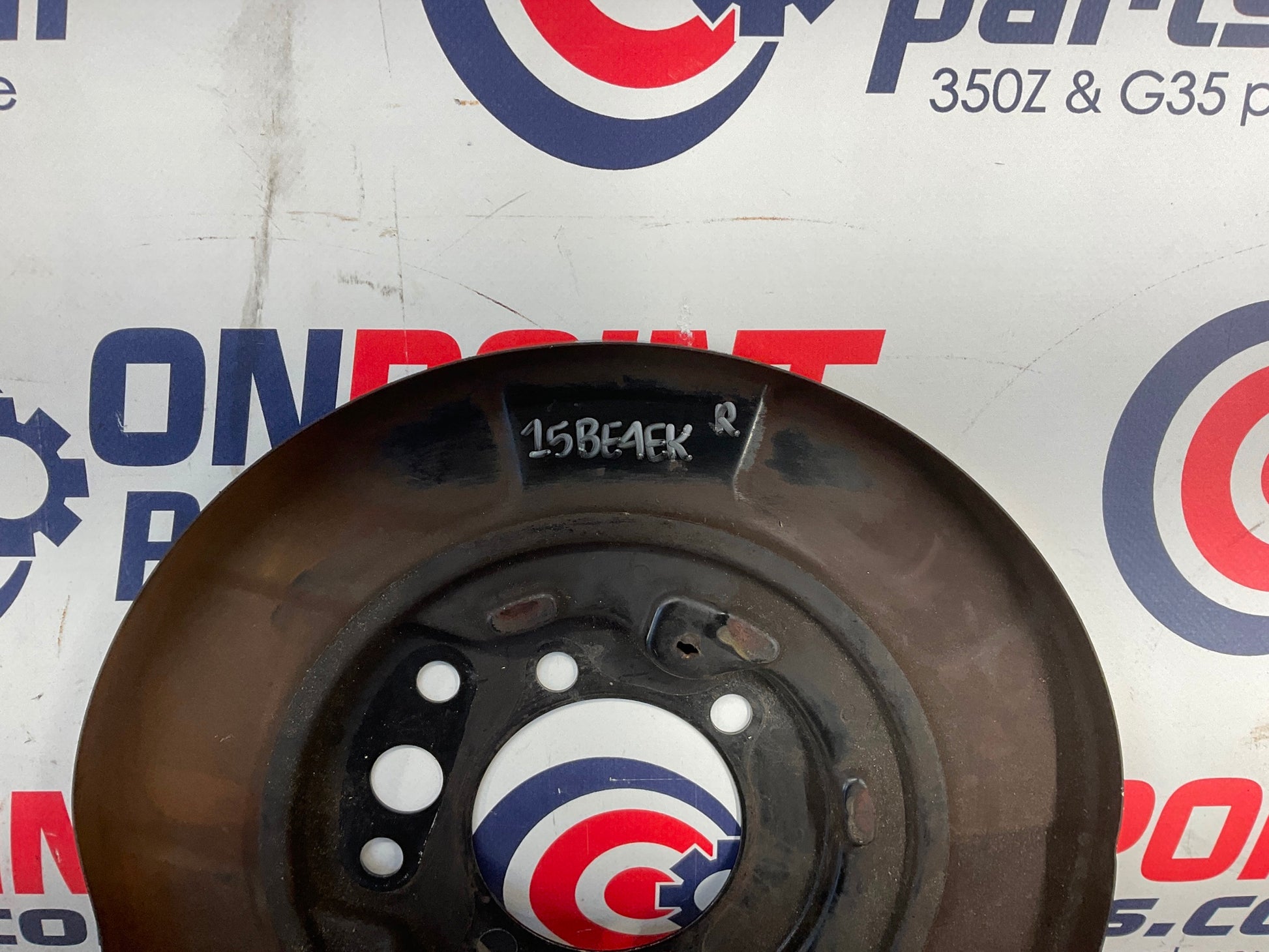 2004 Infiniti G35 Passenger Right Rear Brake Dust Cover Baffle Plate OEM 15BE4EK - On Point Parts Inc