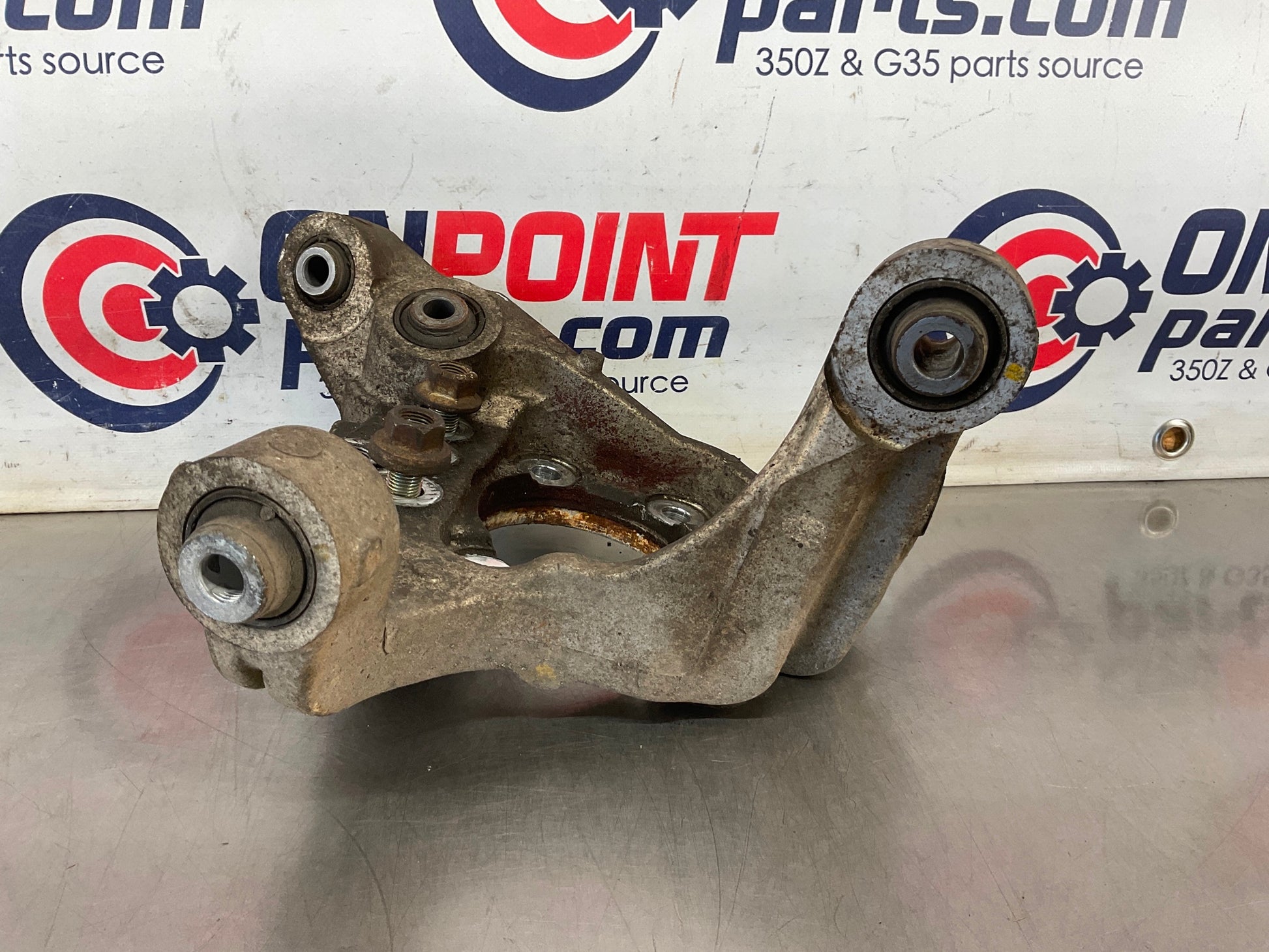 2004 Infiniti G35 Passenger Rear Suspension Knuckle Axle Housing OEM 15BE4EK - On Point Parts Inc