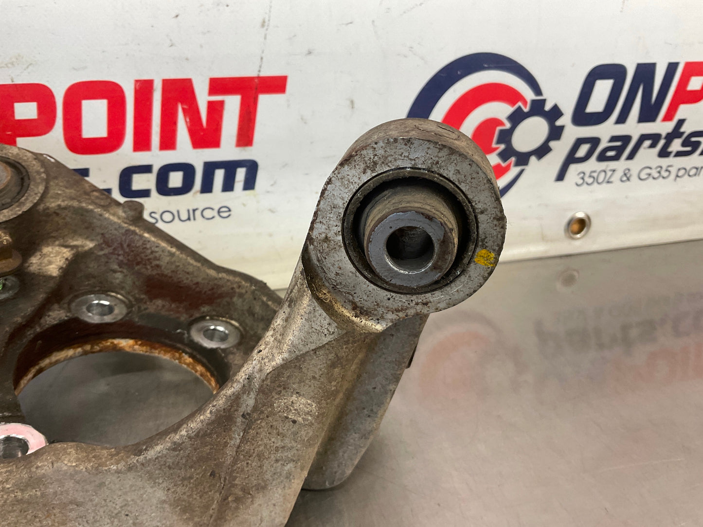 2004 Infiniti G35 Passenger Rear Suspension Knuckle Axle Housing OEM 15BE4EK - On Point Parts Inc