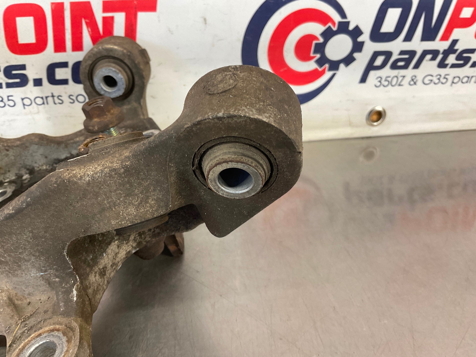 2004 Infiniti G35 Passenger Rear Suspension Knuckle Axle Housing OEM 15BE4EK - On Point Parts Inc