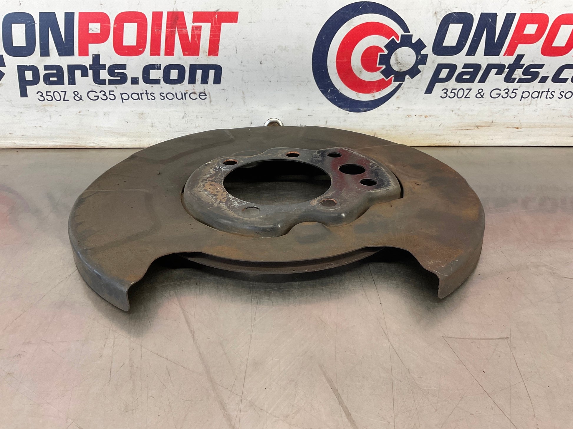 2004 Infiniti G35 Driver Left Rear Brake Dust Cover Baffle Plate OEM 15BE4EG - On Point Parts Inc