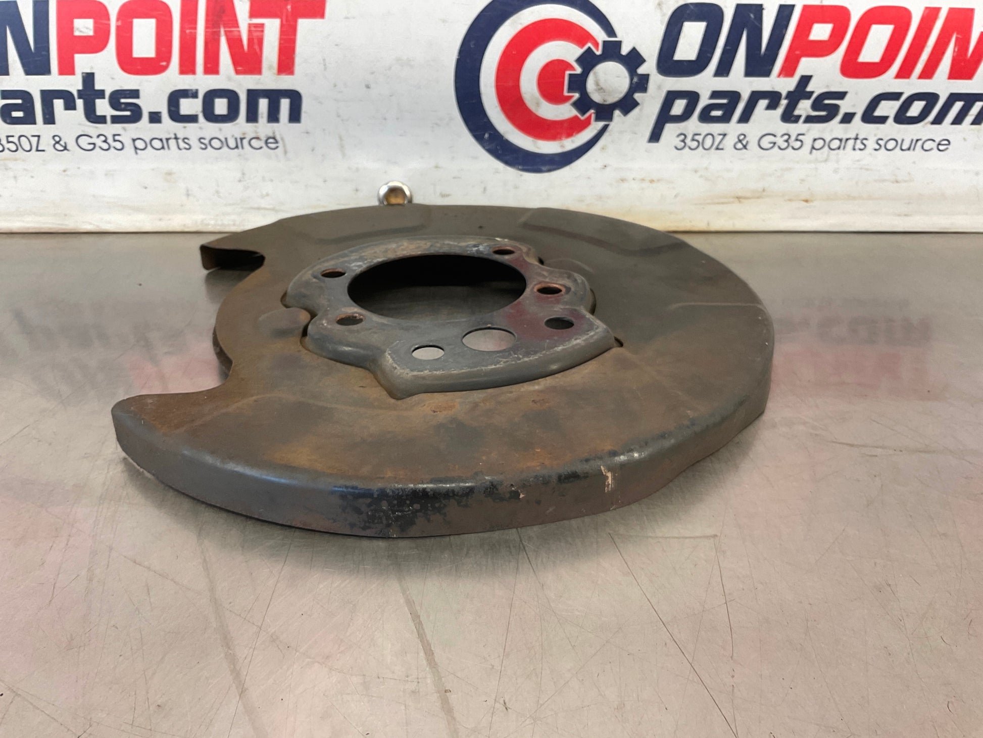 2004 Infiniti G35 Driver Left Rear Brake Dust Cover Baffle Plate OEM 15BE4EG - On Point Parts Inc