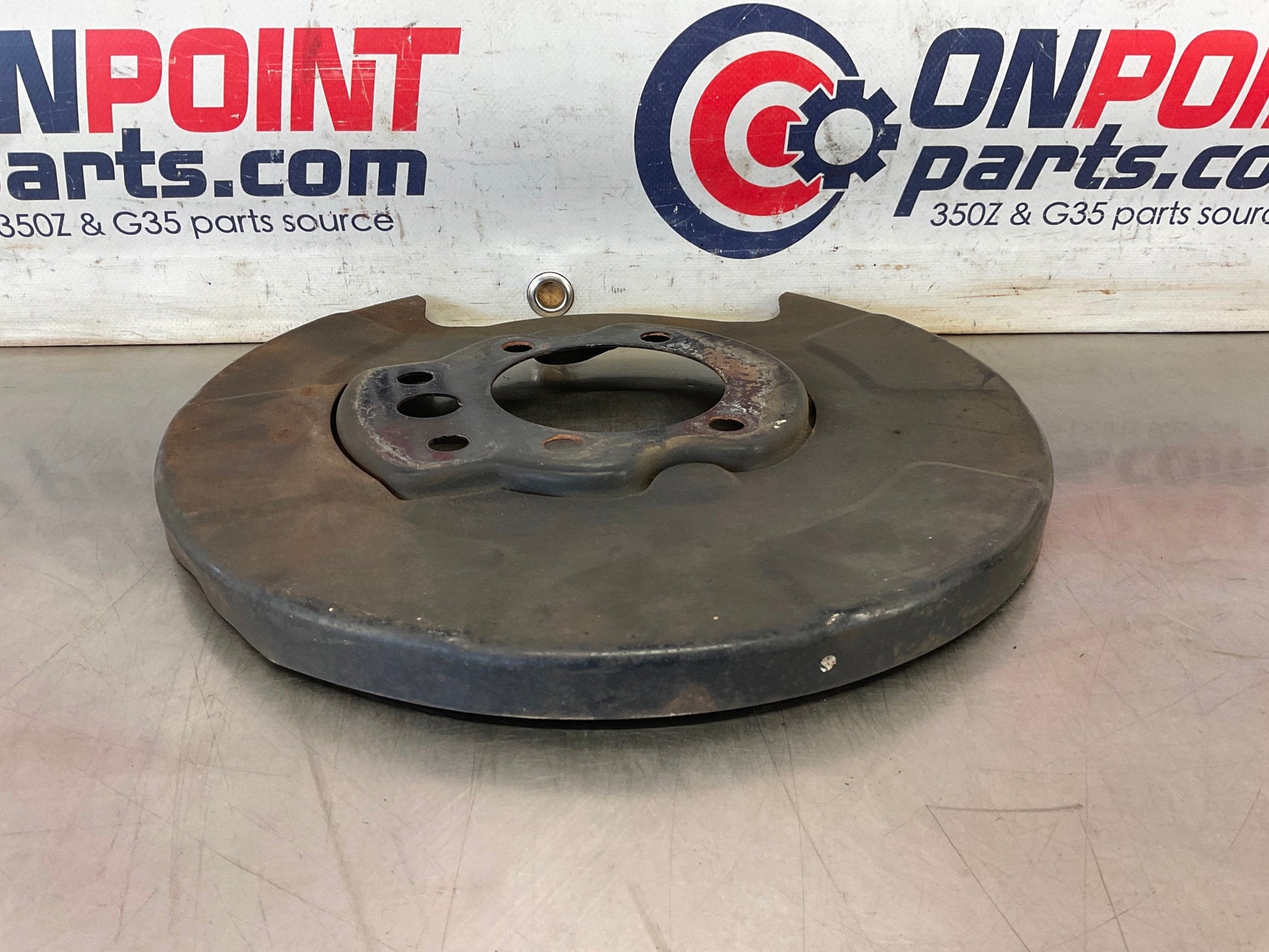 2004 Infiniti G35 Driver Left Rear Brake Dust Cover Baffle Plate OEM 15BE4EG - On Point Parts Inc