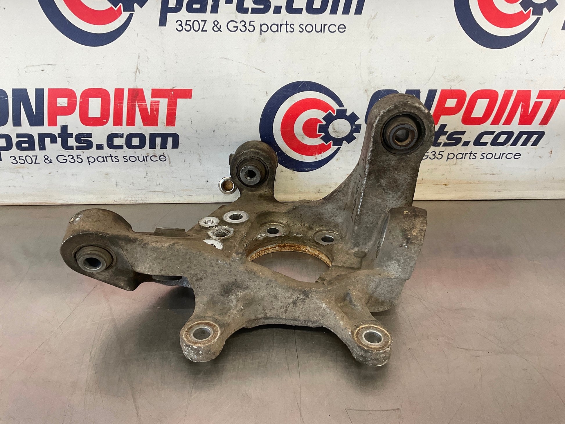 2004 Infiniti G35 Driver Left Rear Suspension Knuckle Axle Housing OEM 15BE4EG - On Point Parts Inc