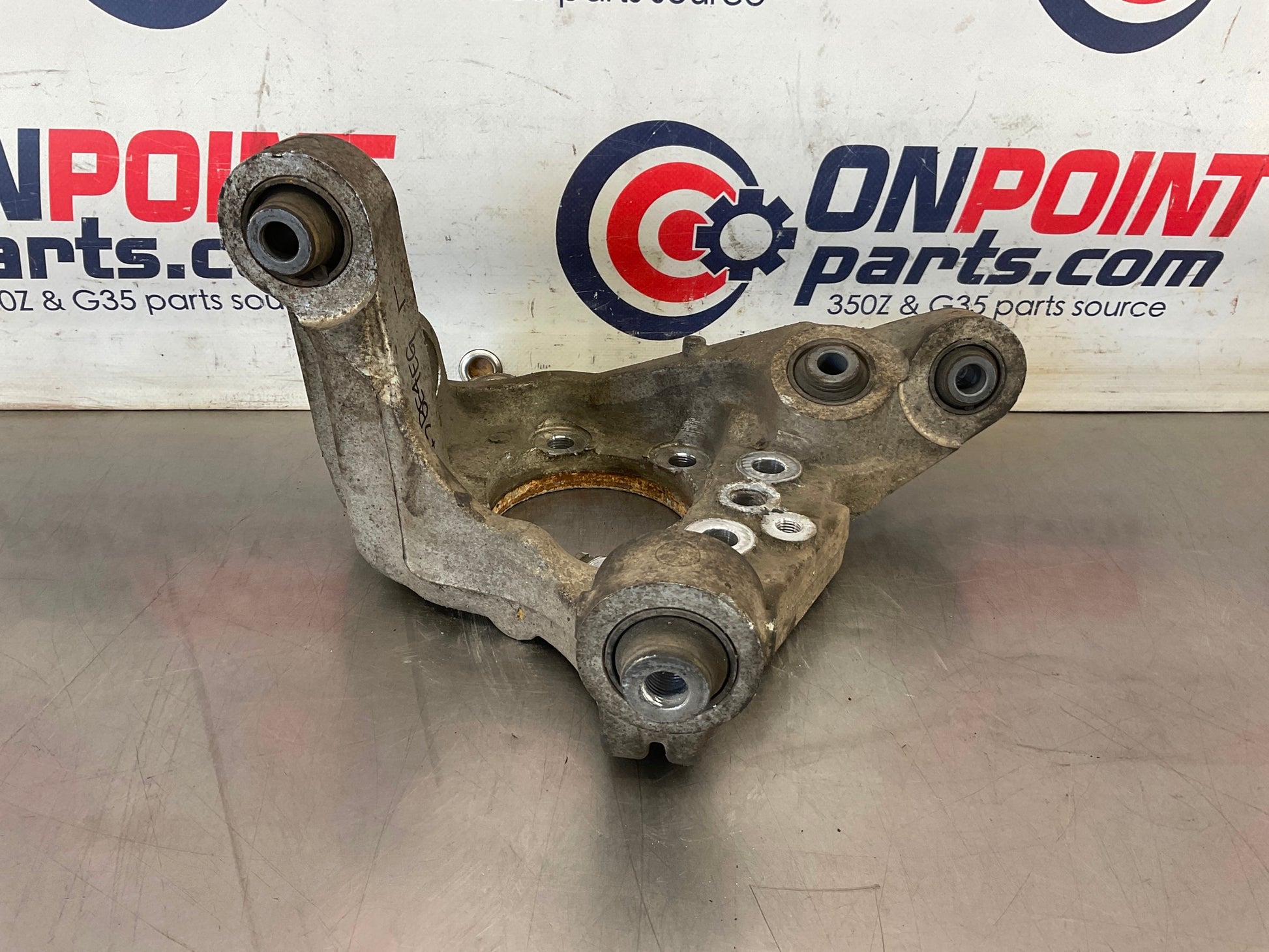 2004 Infiniti G35 Driver Left Rear Suspension Knuckle Axle Housing OEM 15BE4EG - On Point Parts Inc