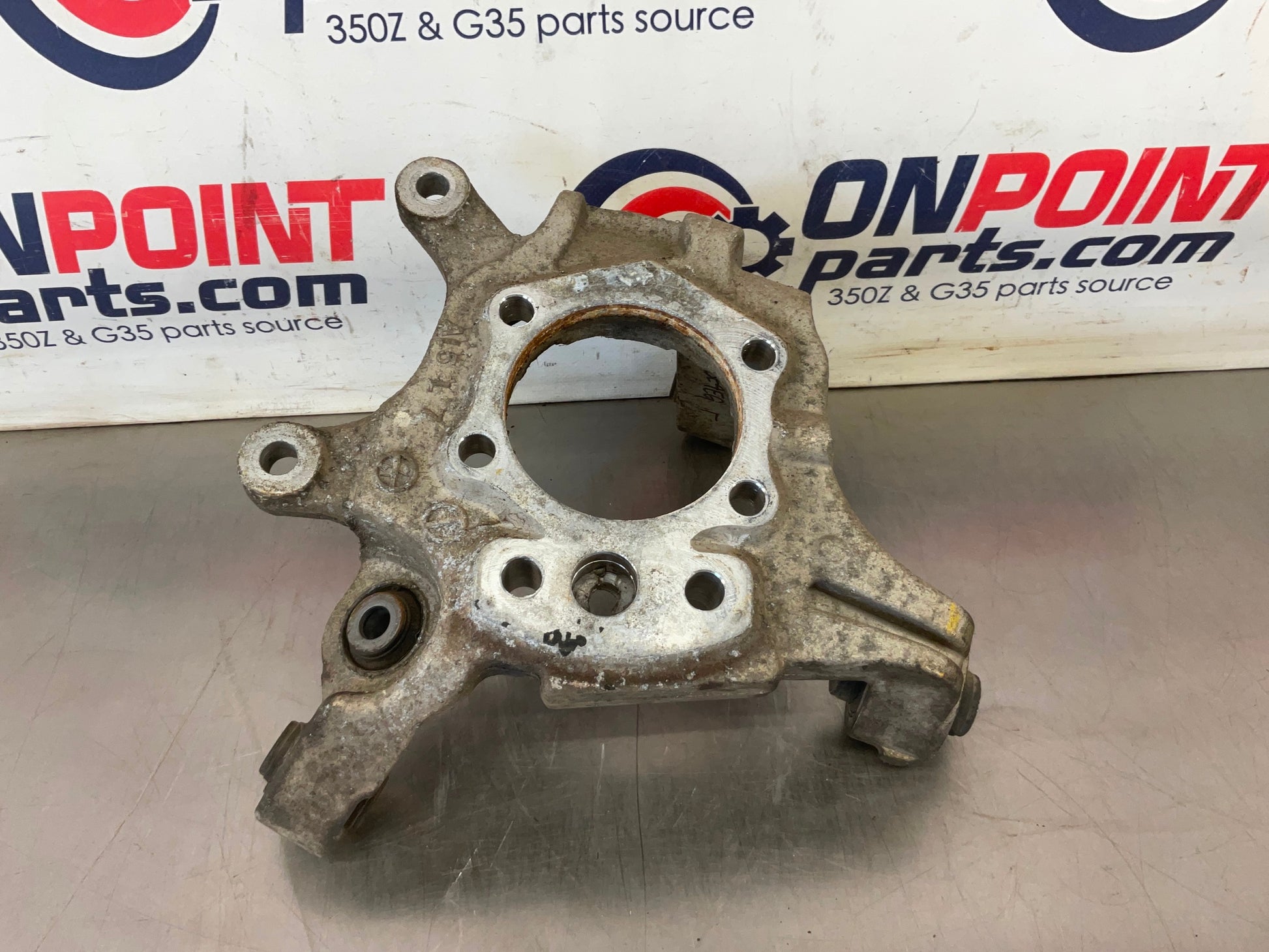 2004 Infiniti G35 Driver Left Rear Suspension Knuckle Axle Housing OEM 15BE4EG - On Point Parts Inc