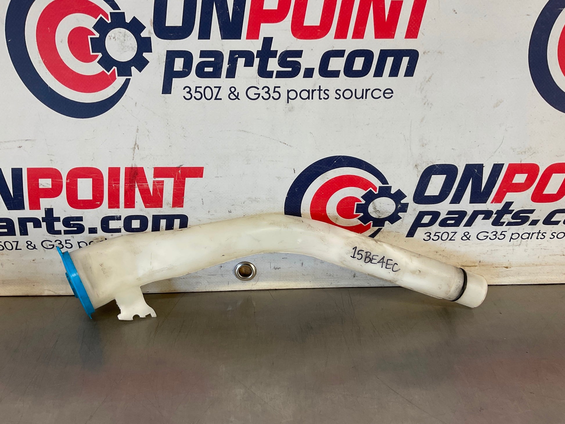 2004 Infiniti G35 Windshield Wiper Washer Fluid Filler Tube OEM 15BE4EC - On Point Parts Inc