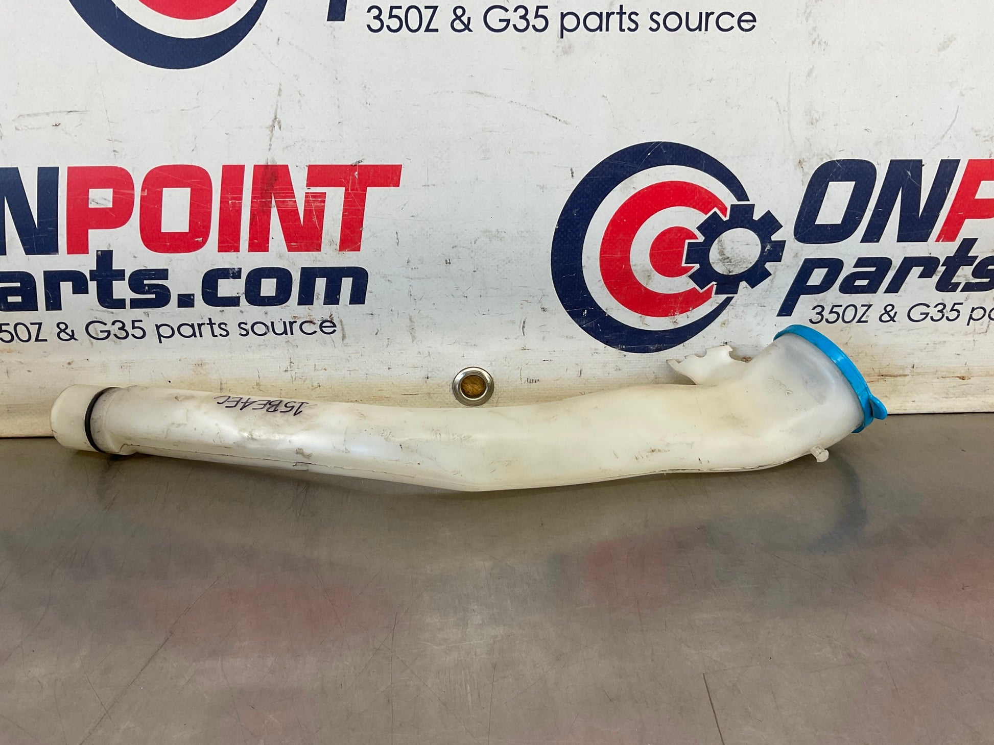 2004 Infiniti G35 Windshield Wiper Washer Fluid Filler Tube OEM 15BE4EC - On Point Parts Inc