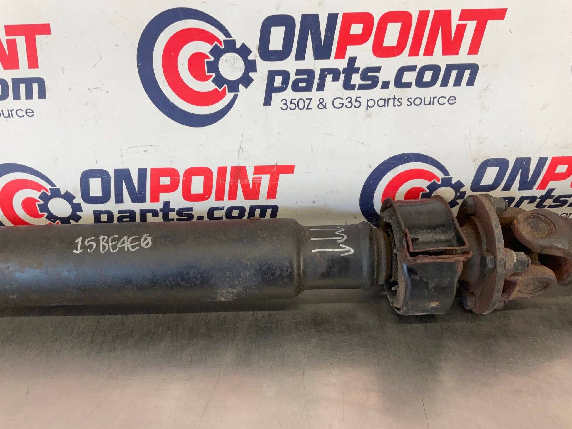 2004 Infiniti G35 Sedan AWD All Wheel Drive Rear 2 Piece Drive Shaft OEM 15BE4E0 - On Point Parts Inc