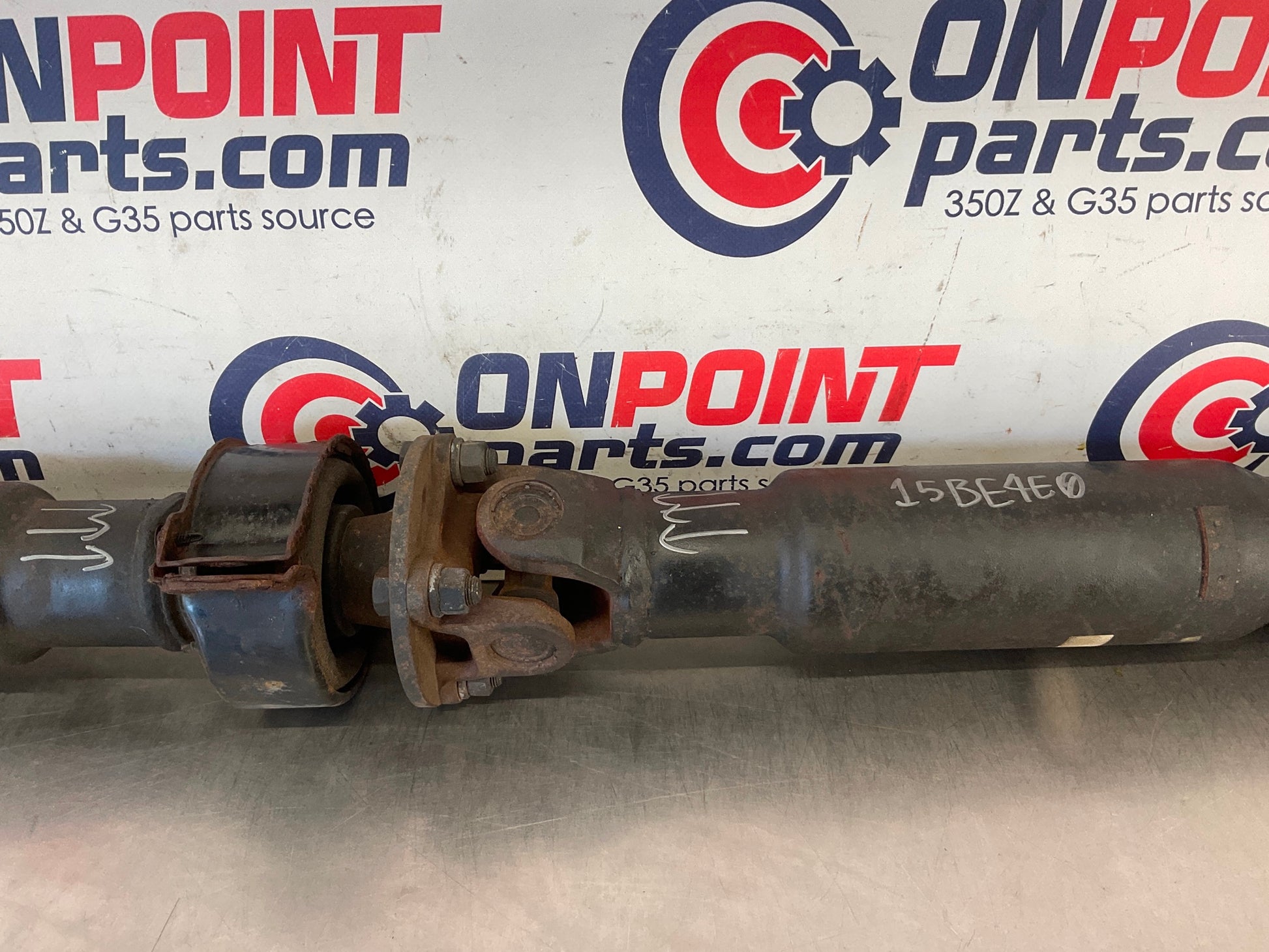 2004 Infiniti G35 Sedan AWD All Wheel Drive Rear 2 Piece Drive Shaft OEM 15BE4E0 - On Point Parts Inc