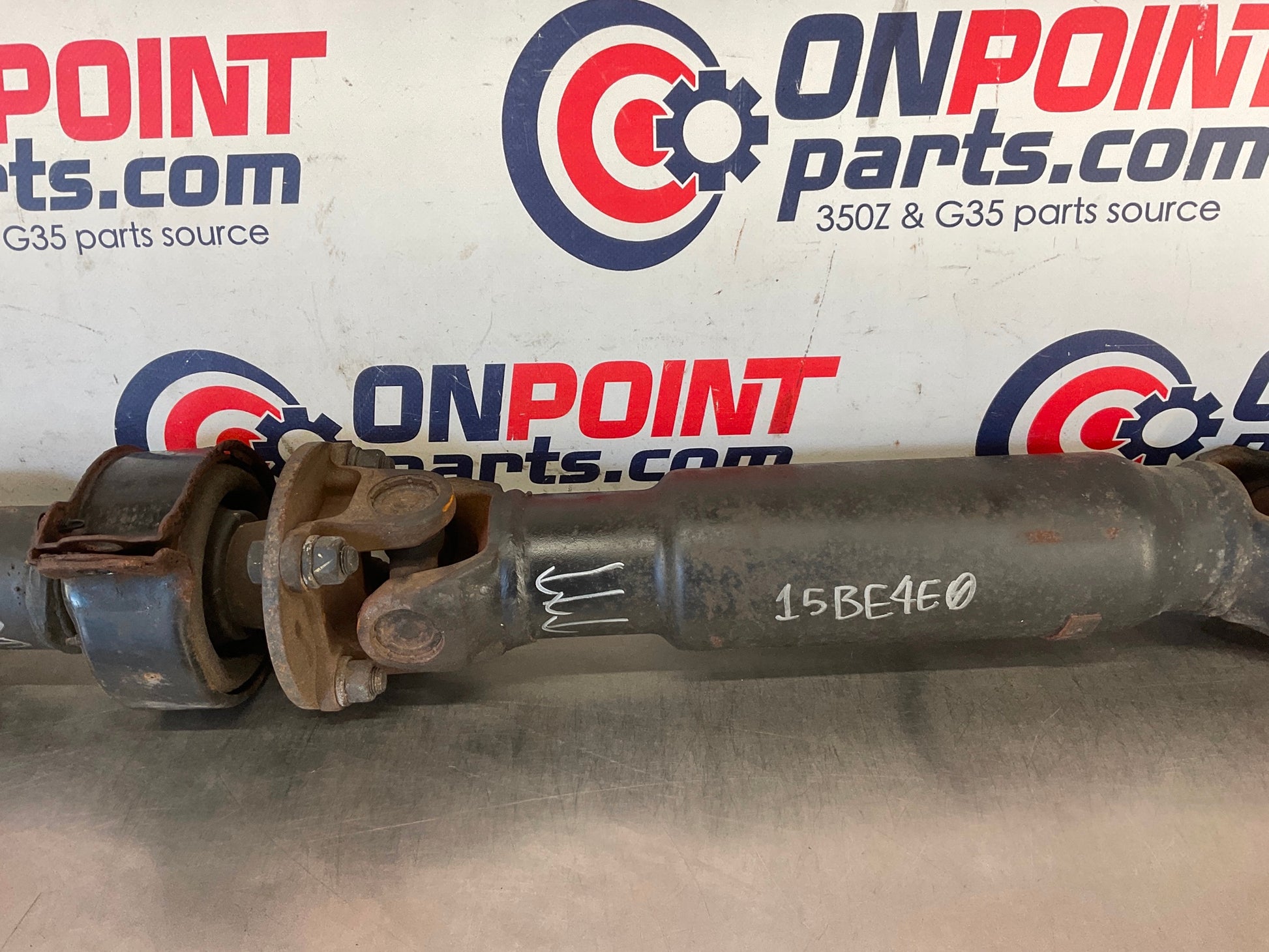 2004 Infiniti G35 Sedan AWD All Wheel Drive Rear 2 Piece Drive Shaft OEM 15BE4E0 - On Point Parts Inc